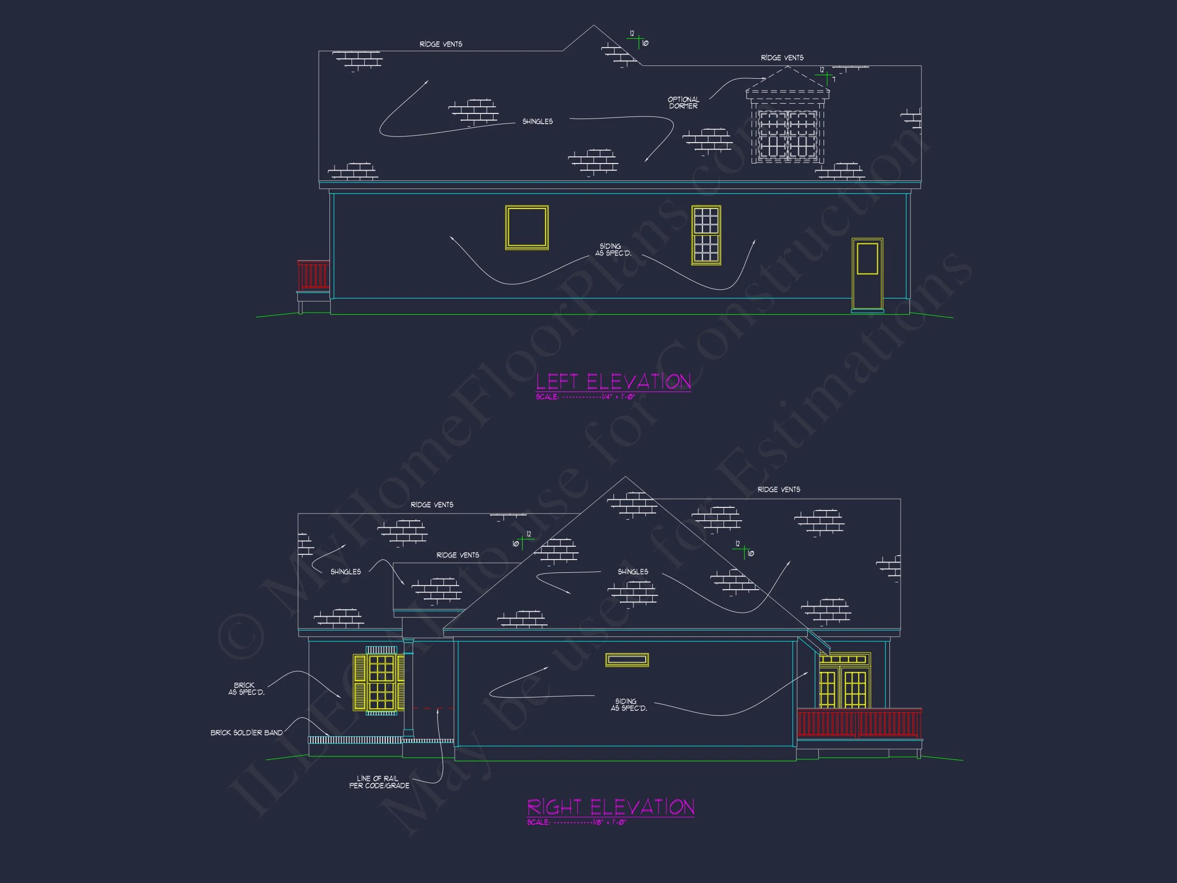 12-2698 HOUSE PLAN - Elegant House Plan with Spacious Floor Plan and CAD Blueprint Designs 3 Elegant house Plan with Spacious Floor Plan and CAD Blueprint Designs