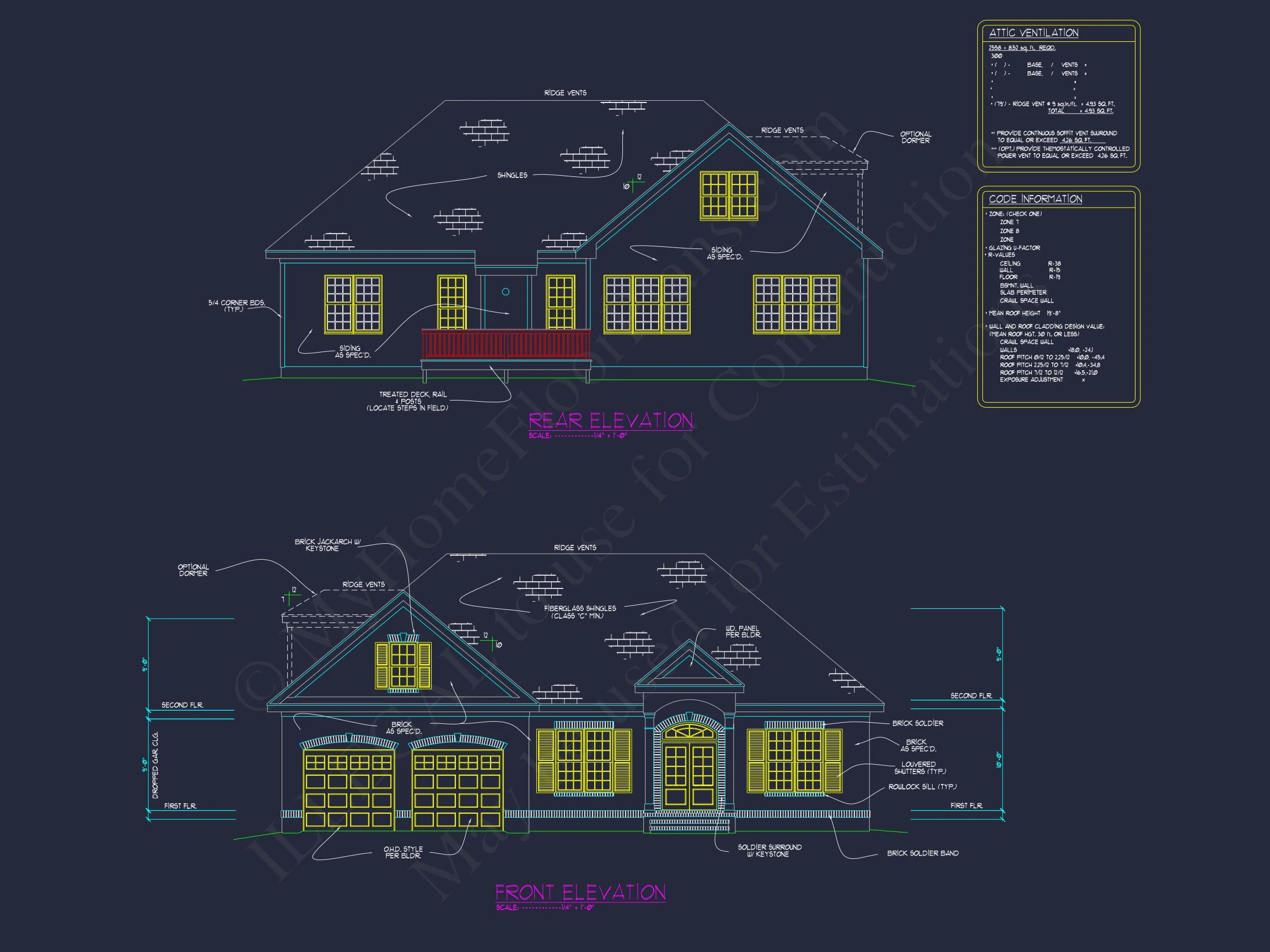 12-2698 HOUSE PLAN - Elegant House Plan with Spacious Floor Plan and CAD Blueprint Designs 2 Elegant house Plan with Spacious Floor Plan and CAD Blueprint Designs