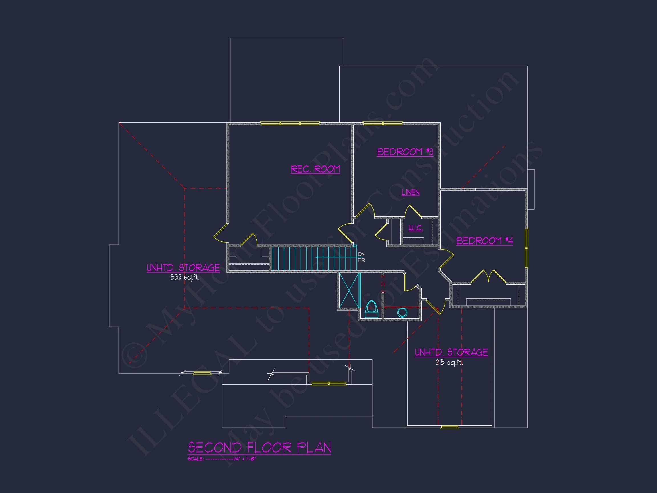 12-2645 HOUSE PLAN - Elegant House Plan with CAD Blueprints and Architectural Designs 10 Elegant house Plan with CAD Blueprints and Architectural Designs