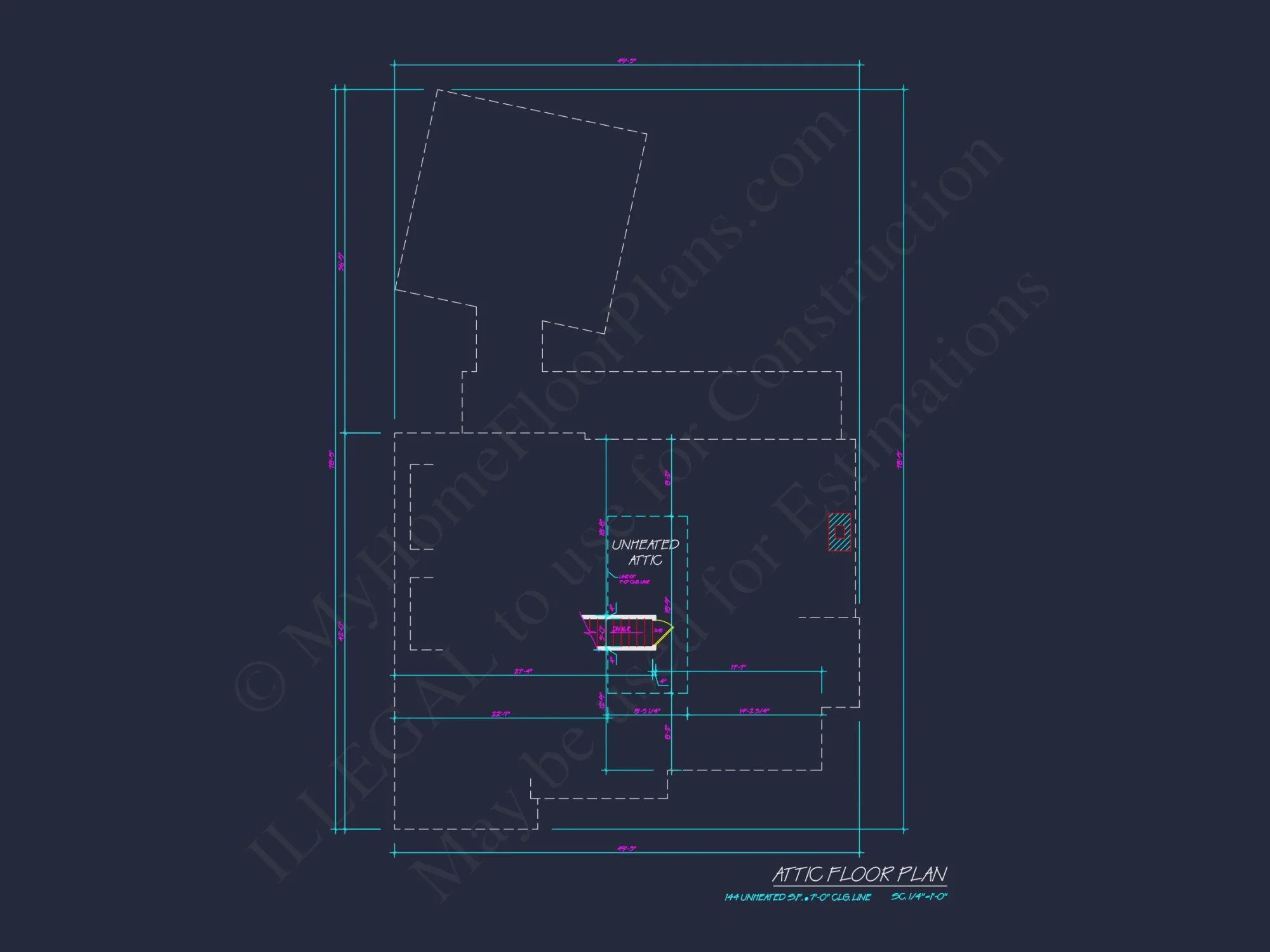 Elegant house Plan with Open Floor Design and Architectural Blueprint