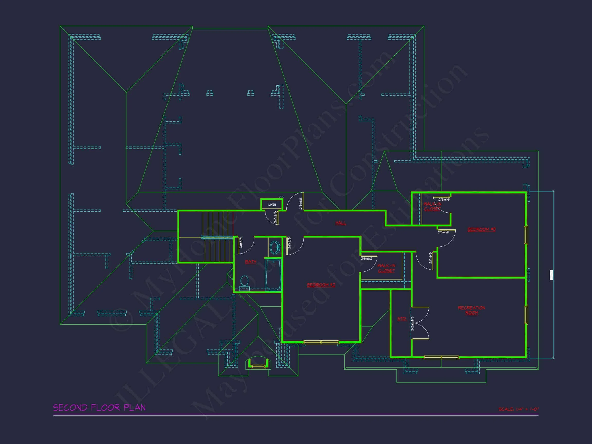 12-2631 HOUSE PLAN - Modern Craftsman House Plan with 3 Bedrooms and 1.5 Stories 9 Modern Craftsman house Plan with 3 Bedrooms and 1.5 Stories