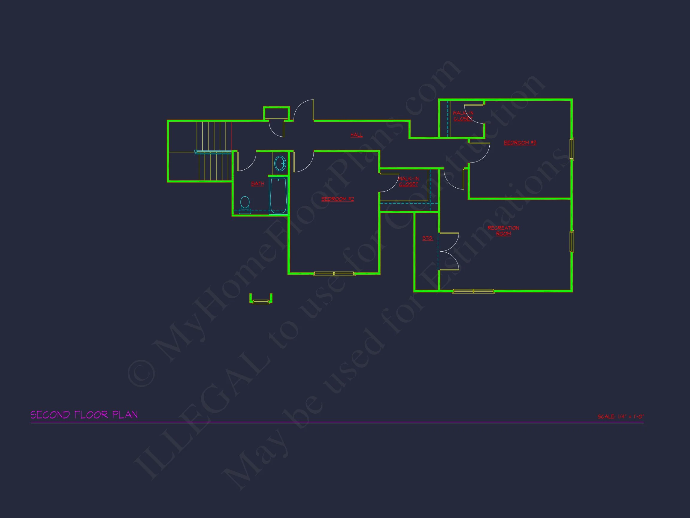 12-2631 HOUSE PLAN - Modern Craftsman House Plan with 3 Bedrooms and 1.5 Stories 8 Modern Craftsman house Plan with 3 Bedrooms and 1.5 Stories