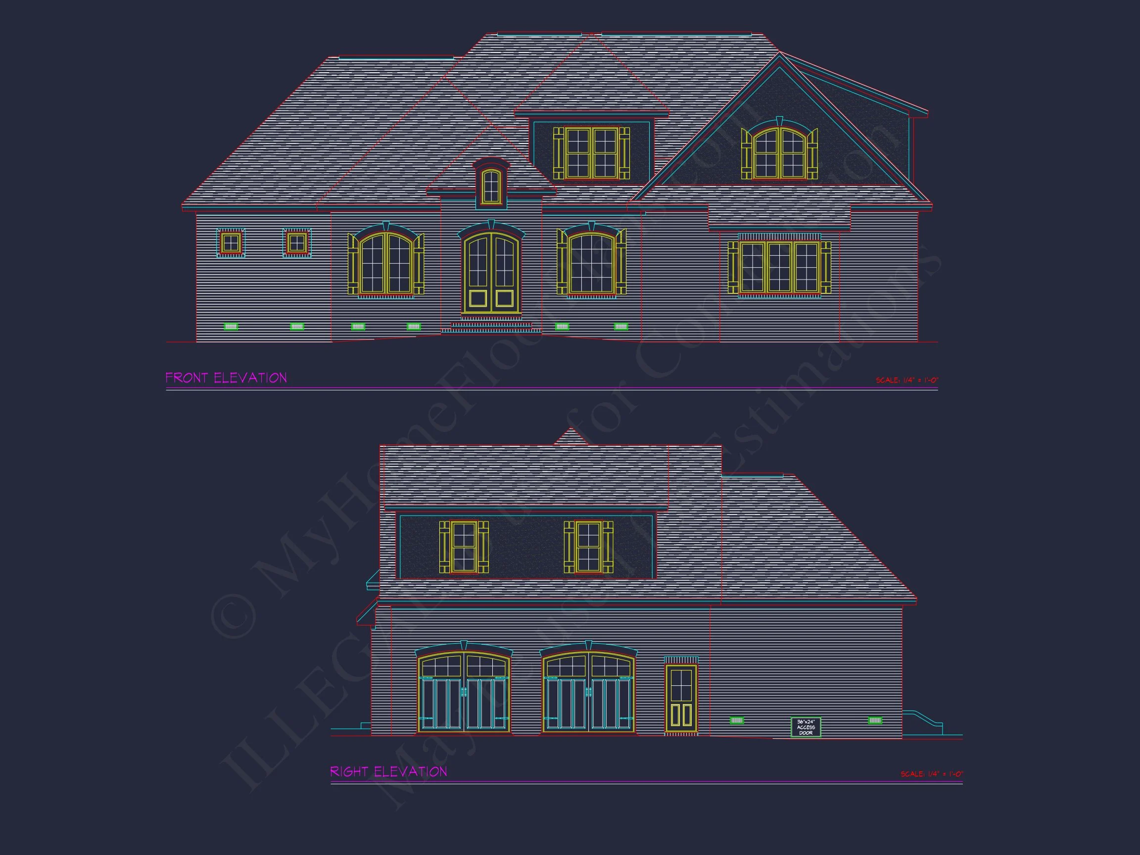 12-2631 HOUSE PLAN - Modern Craftsman House Plan with 3 Bedrooms and 1.5 Stories 3 Modern Craftsman house Plan with 3 Bedrooms and 1.5 Stories