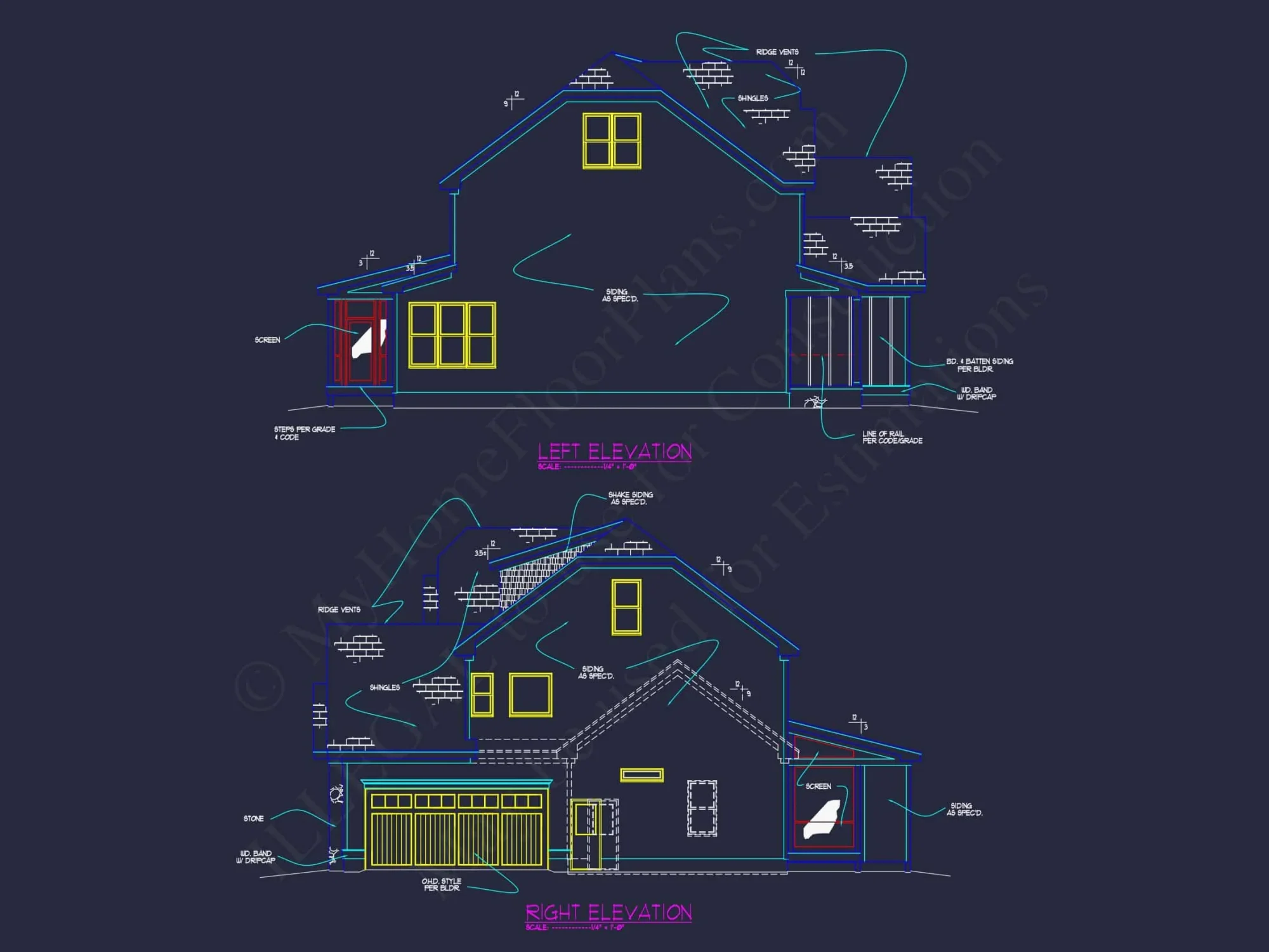 Traditional Craftsman house Plan with Detailed CAD Designs