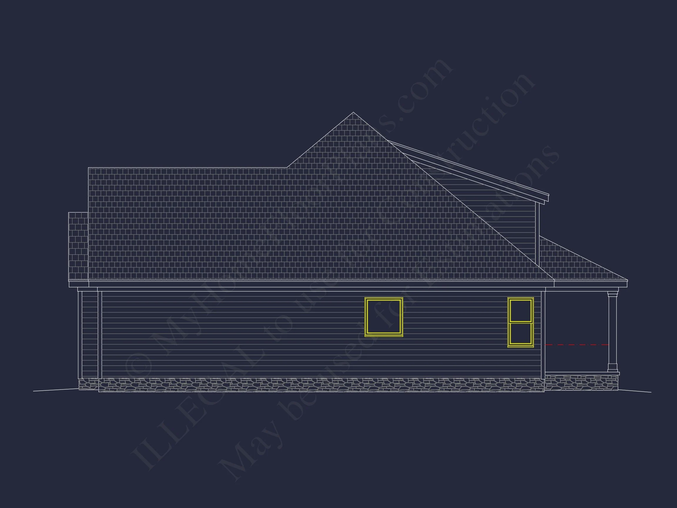 12-2580 HOUSE PLAN - Craftsman House Floor Plan with CAD Blueprint and Designs 7 Craftsman house Floor Plan with CAD Blueprint and Designs