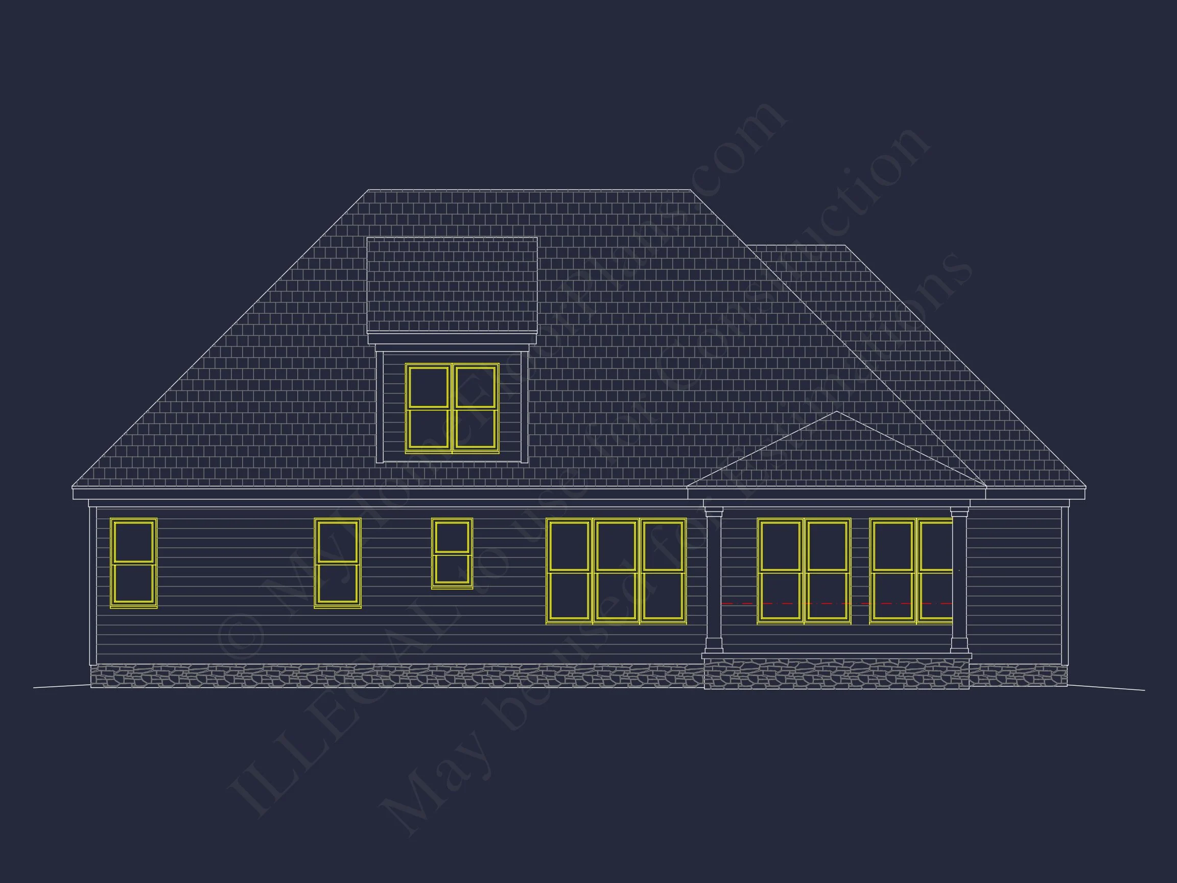 12-2580 HOUSE PLAN - Craftsman House Floor Plan with CAD Blueprint and Designs 5 Craftsman house Floor Plan with CAD Blueprint and Designs