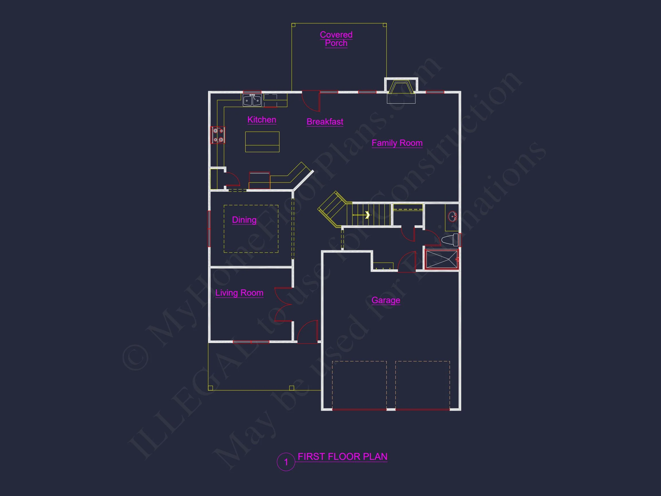 12-2568 HOUSE PLAN - Craftsman House Plan with Spacious Layout and Architectural Designs 6 Craftsman house Plan with Spacious Layout and Architectural Designs