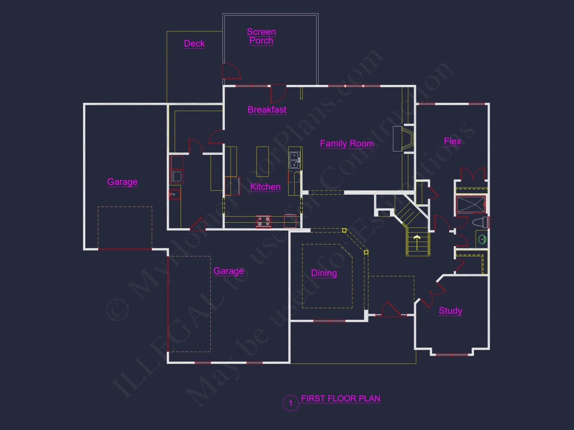 Modern Craftsman house Plan with 3 Floors and Spacious Design