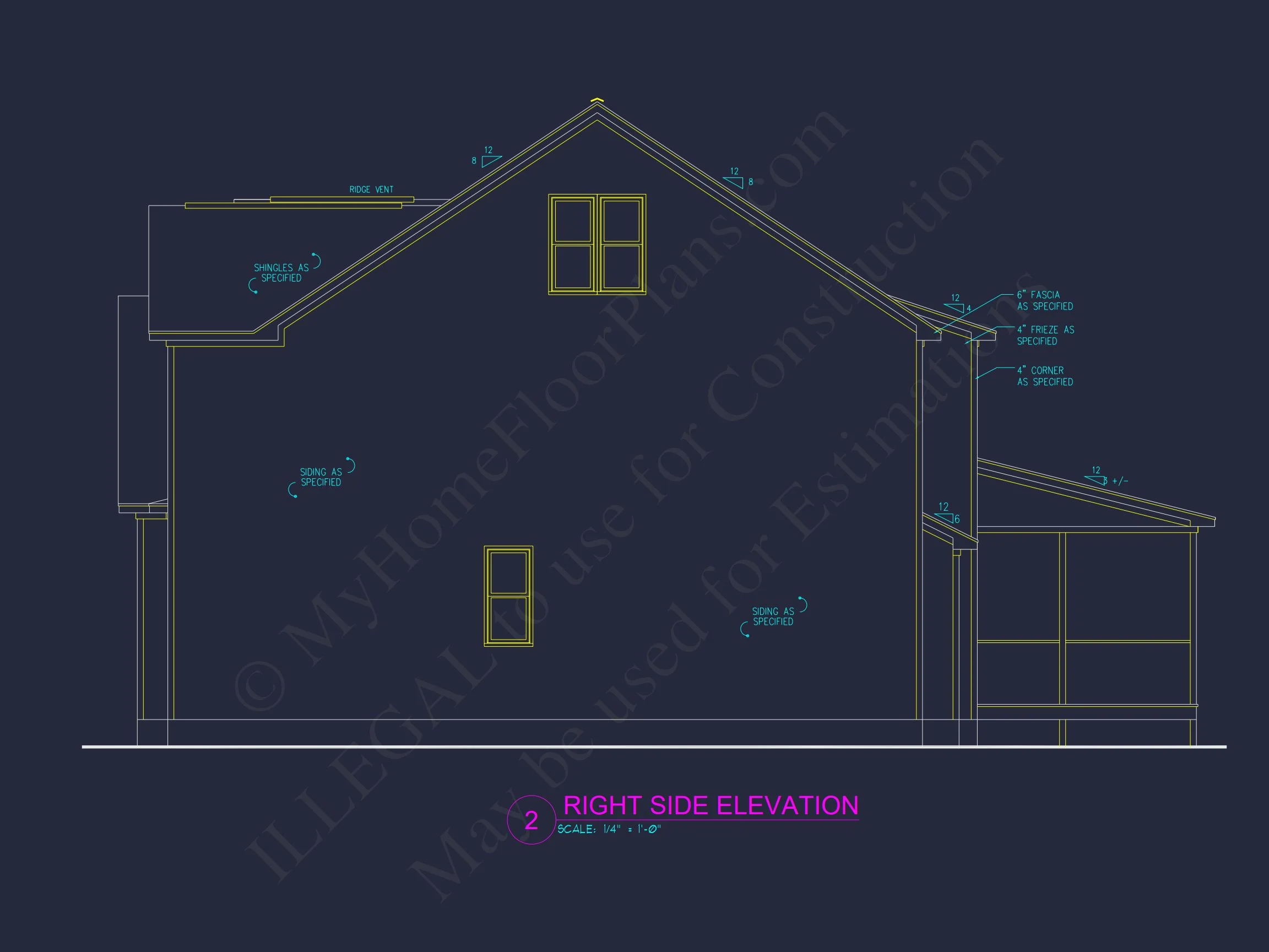 12-2549B HOUSE PLAN - Modern Craftsman House Plan with 3 Floors and Spacious Design 4 Modern Craftsman house Plan with 3 Floors and Spacious Design