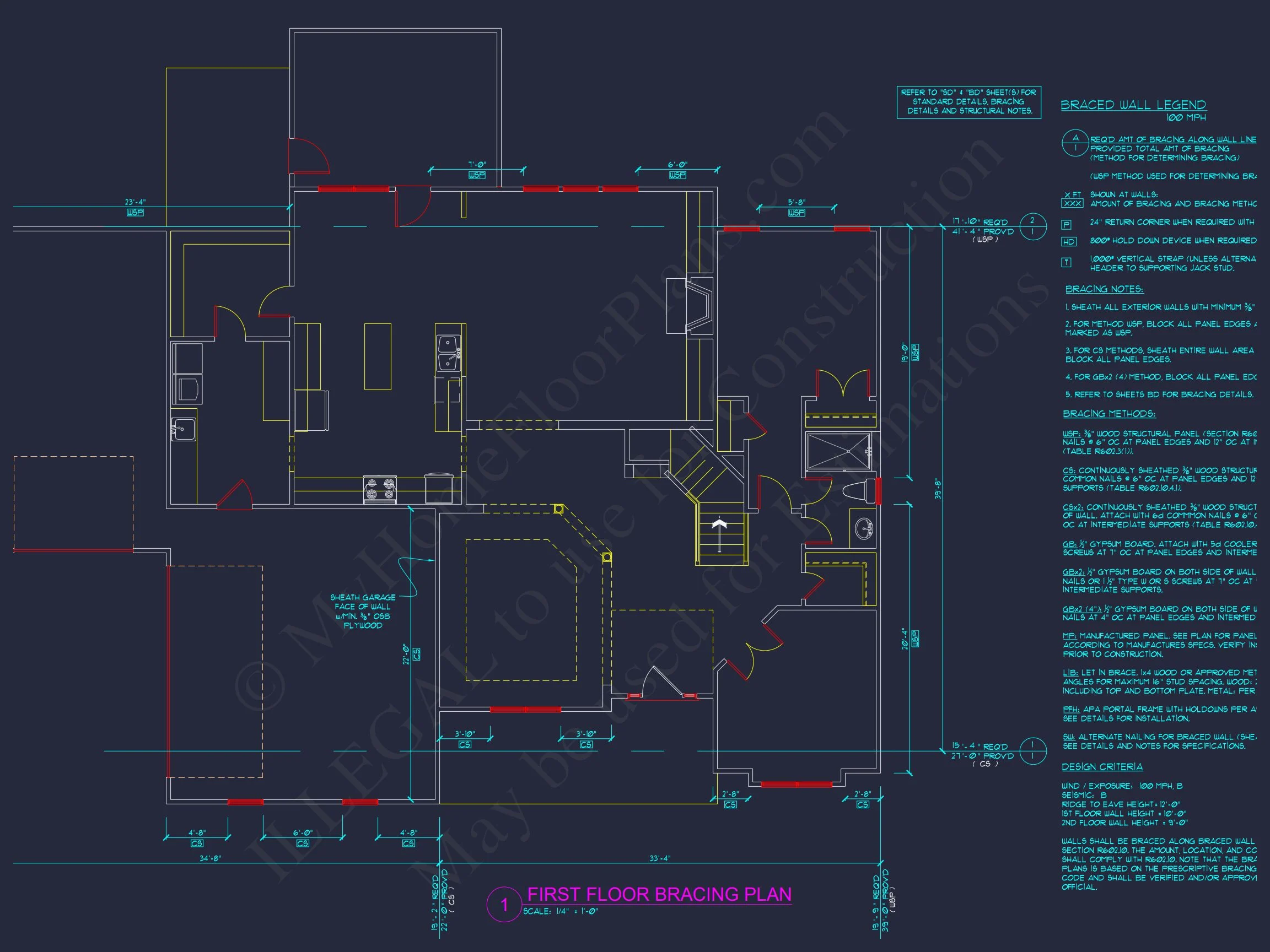 12-2549 HOUSE PLAN - Architectural Floor Plan Blueprint for Spacious 4-Bed Craftsman House 20 Architectural Floor Plan Blueprint for Spacious 4-Bed Craftsman house