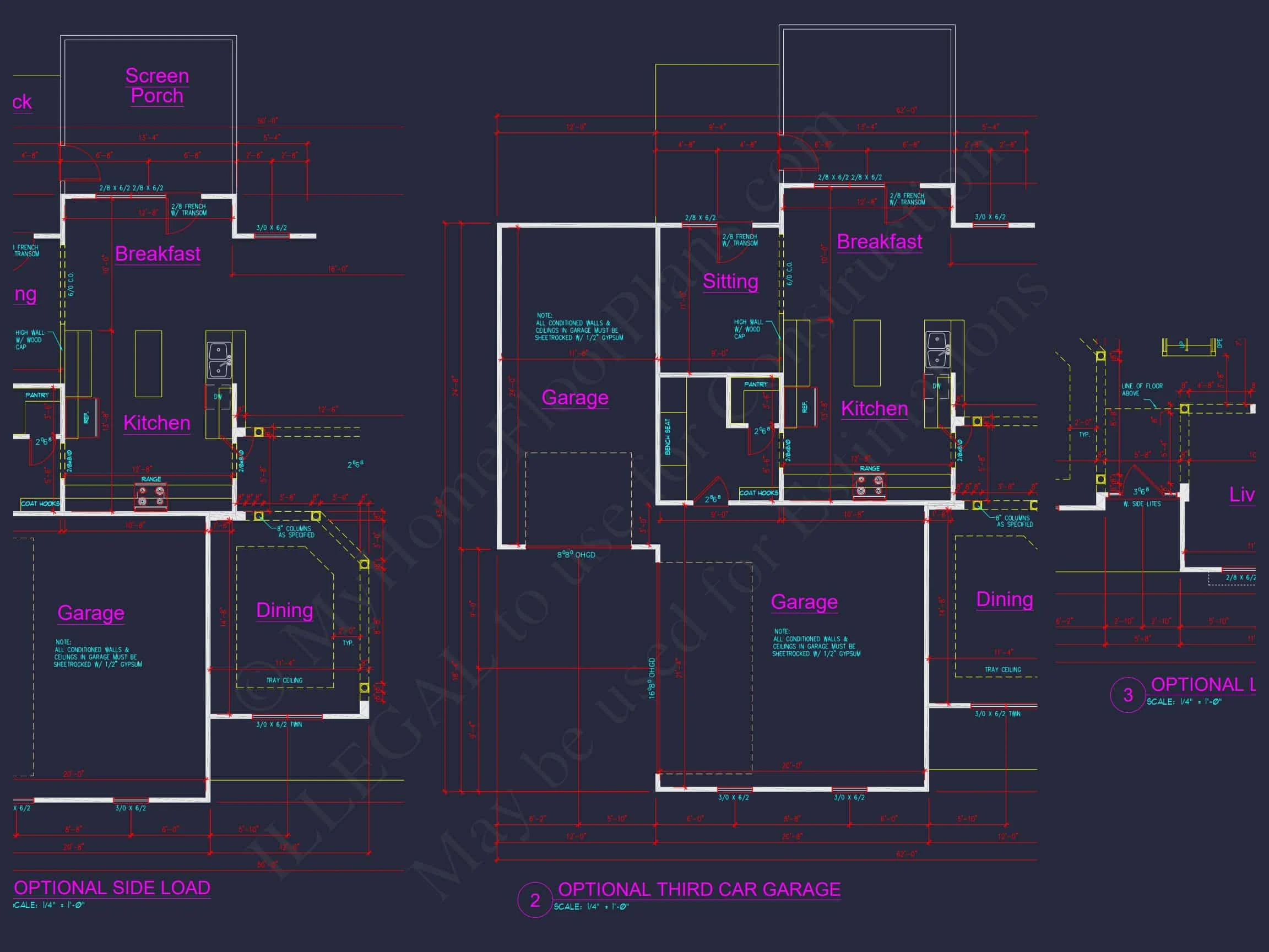 12-2549 HOUSE PLAN - Architectural Floor Plan Blueprint for Spacious 4-Bed Craftsman House 15 Architectural Floor Plan Blueprint for Spacious 4-Bed Craftsman house