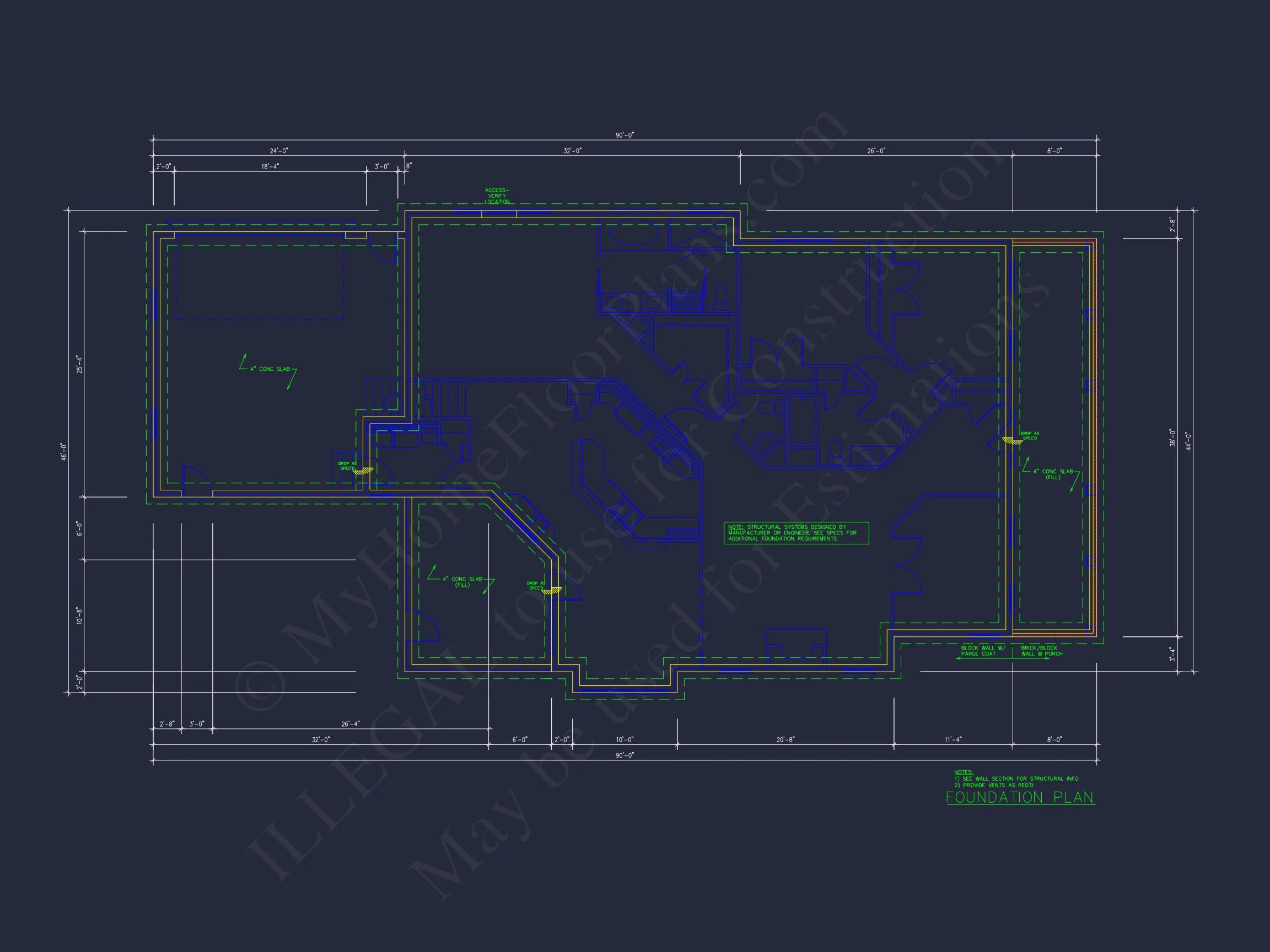 12-2531 HOUSE PLAN - Charming House Floor Plan with CAD Designs, 4 Bedrooms 11 Charming house Floor Plan with CAD Designs, 4 Bedrooms