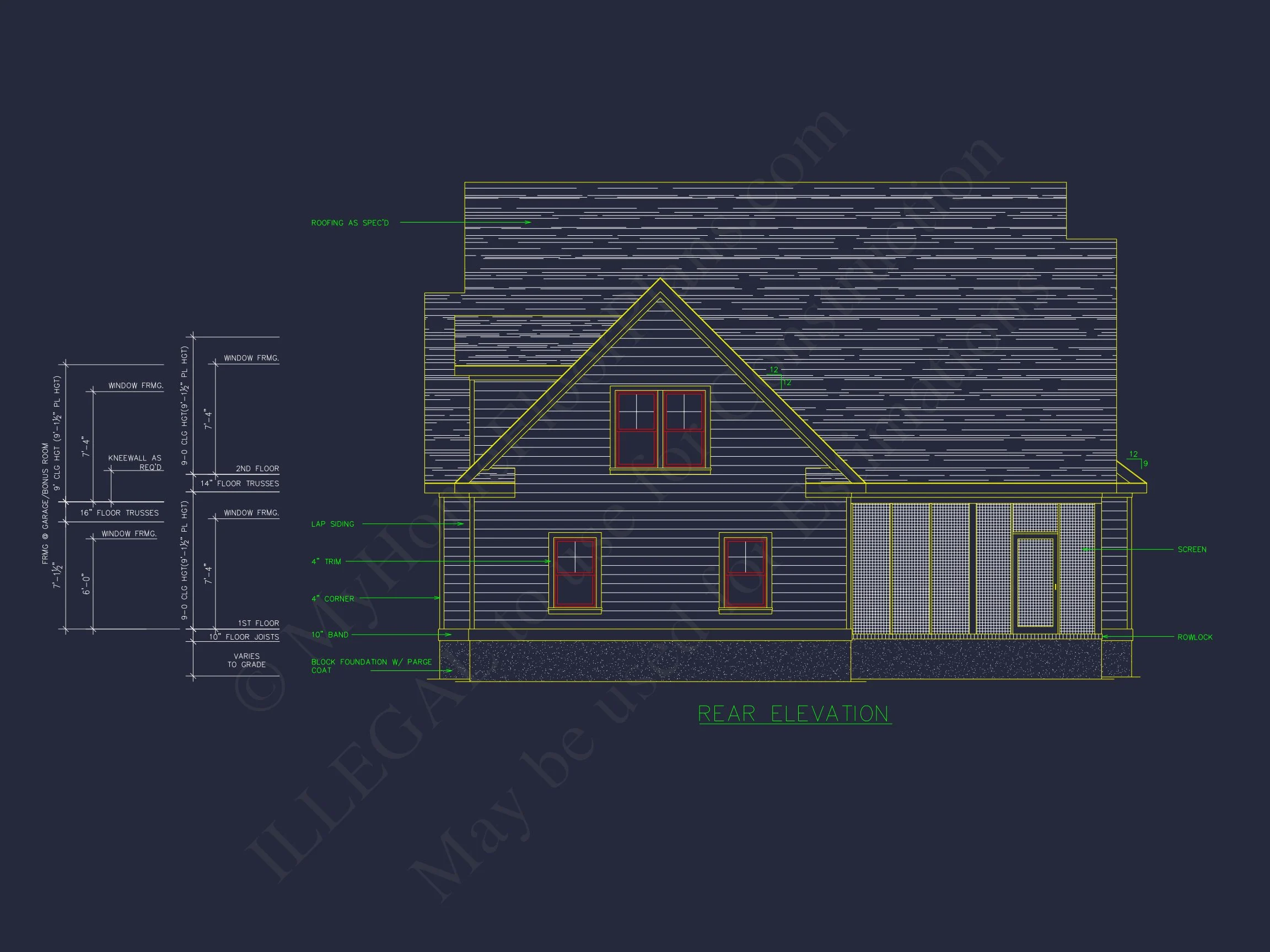 12-2531 HOUSE PLAN - Charming House Floor Plan with CAD Designs, 4 Bedrooms 6 Charming house Floor Plan with CAD Designs, 4 Bedrooms