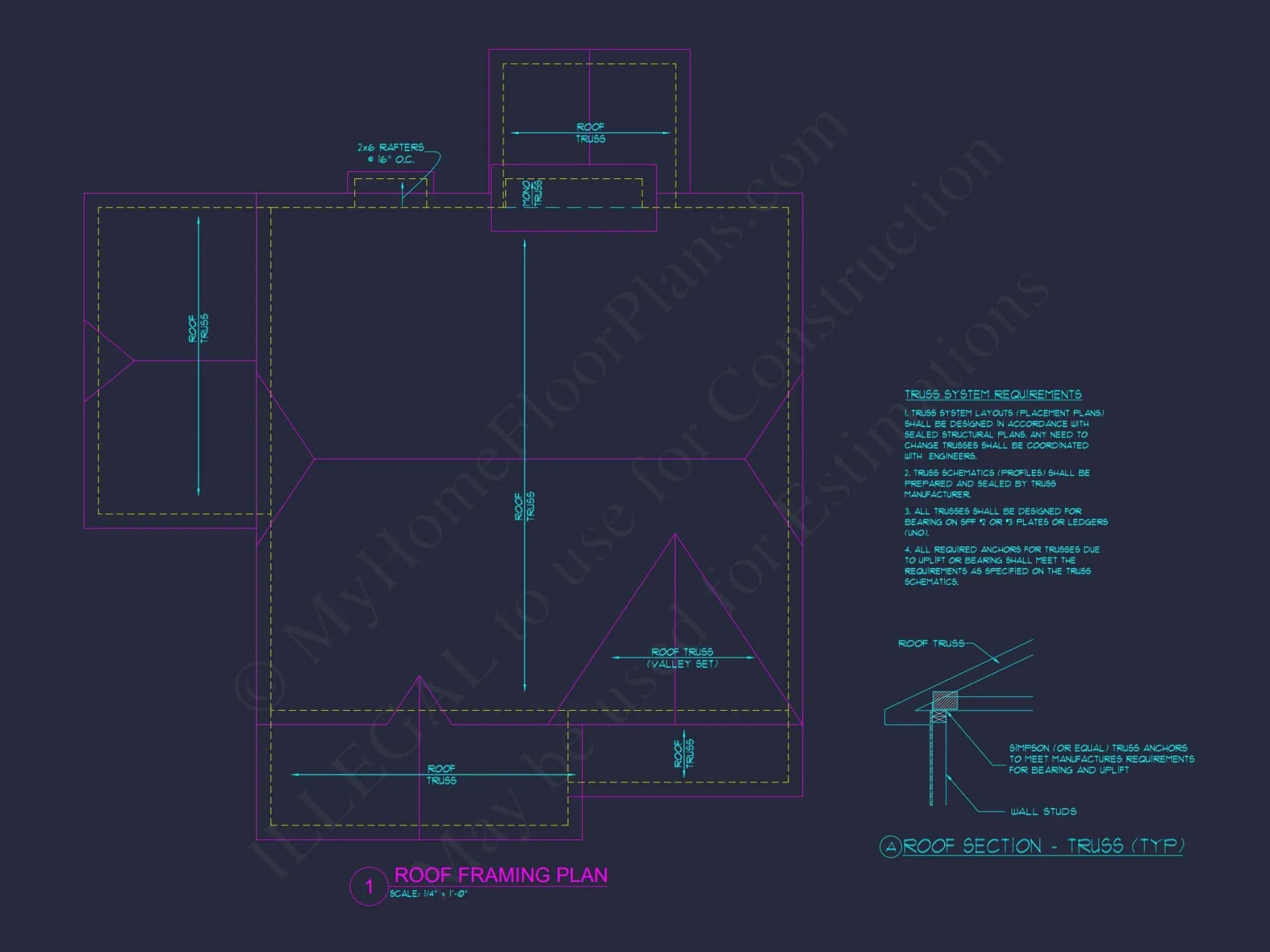 house Design Plan with 2362 Sq Ft CAD Blueprint Layout