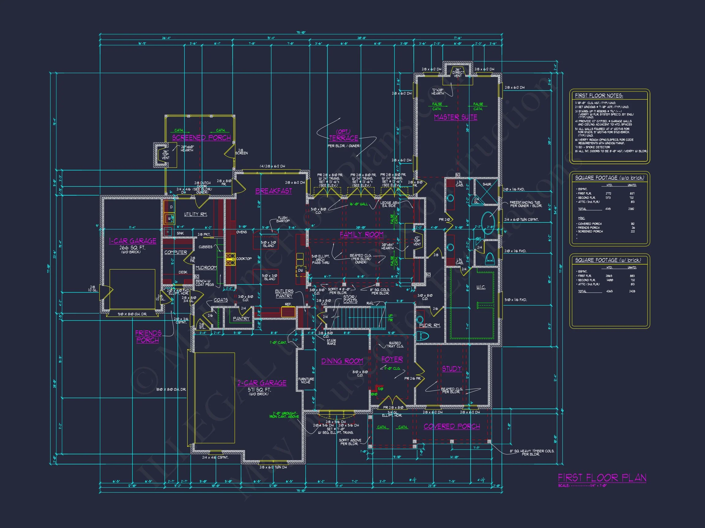 12-2451 HOUSE PLAN - Luxury House Floor Plan with 4 Beds, Blueprint & Designs 33 Luxury house Floor Plan with 4 Beds, Blueprint & Designs