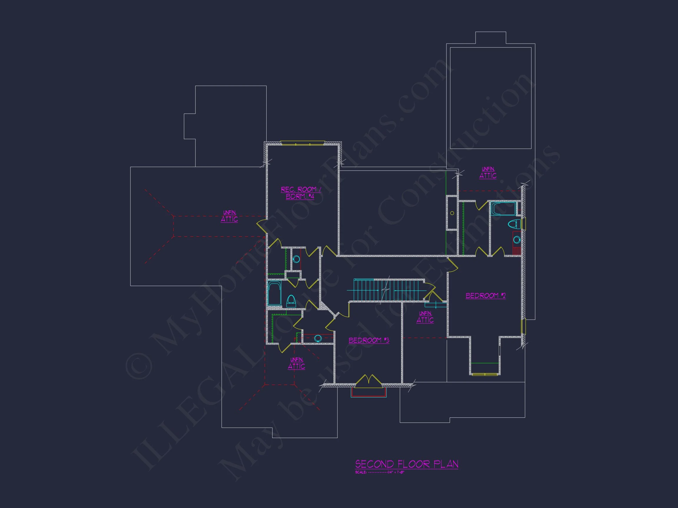 12-2451 HOUSE PLAN - Luxury House Floor Plan with 4 Beds, Blueprint & Designs 31 Luxury house Floor Plan with 4 Beds, Blueprint & Designs