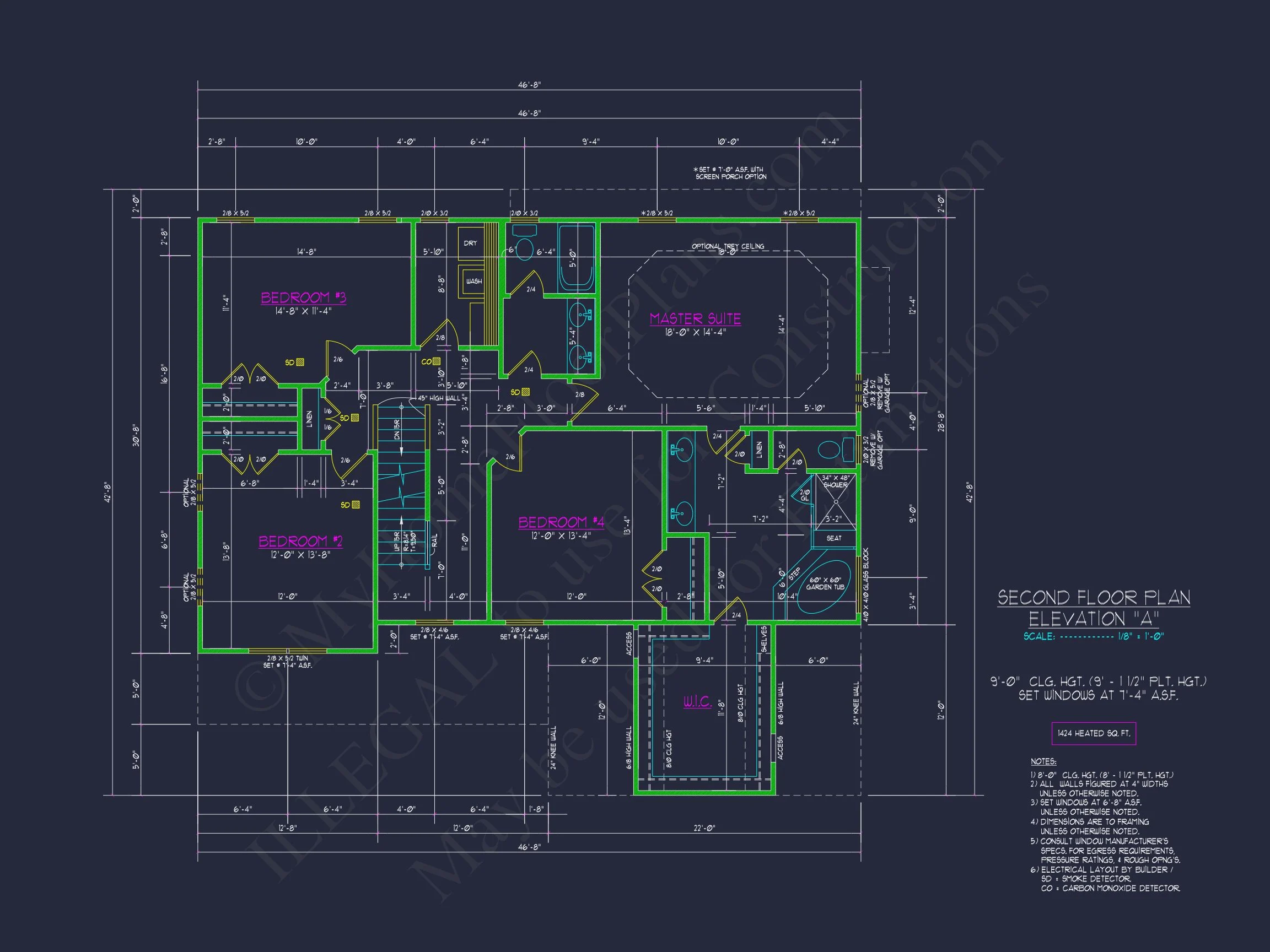 12-2440 HOUSE PLAN - Elegant House Design: CAD Blueprint for Multi-Level Living 40 Elegant house Design: CAD Blueprint for Multi-Level Living