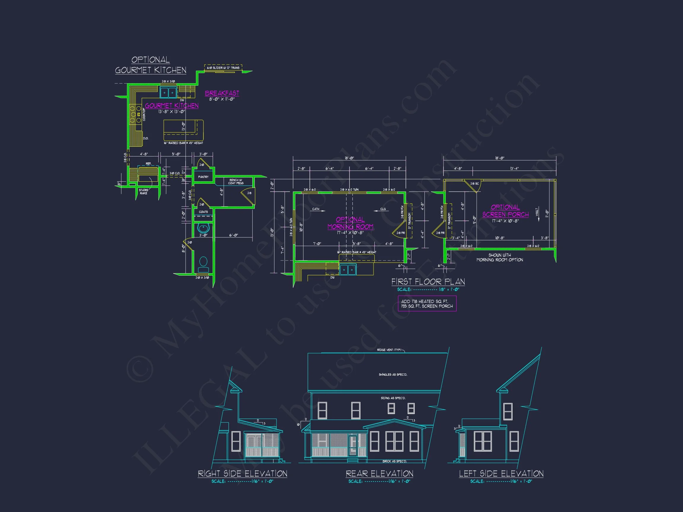 12-2440 HOUSE PLAN - Elegant House Design: CAD Blueprint for Multi-Level Living 36 Elegant house Design: CAD Blueprint for Multi-Level Living