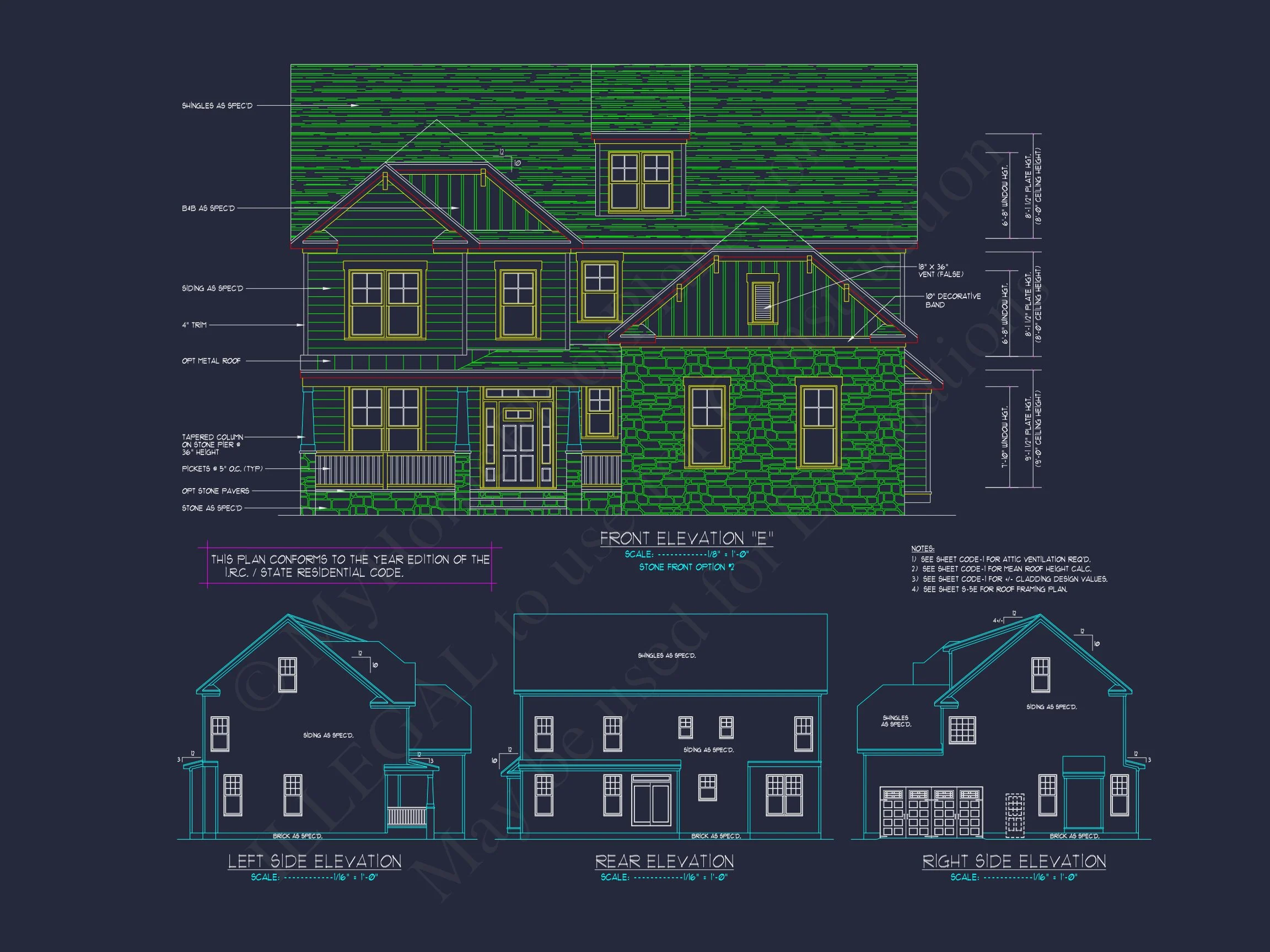 12-2440 HOUSE PLAN - Elegant House Design: CAD Blueprint for Multi-Level Living 27 Elegant house Design: CAD Blueprint for Multi-Level Living