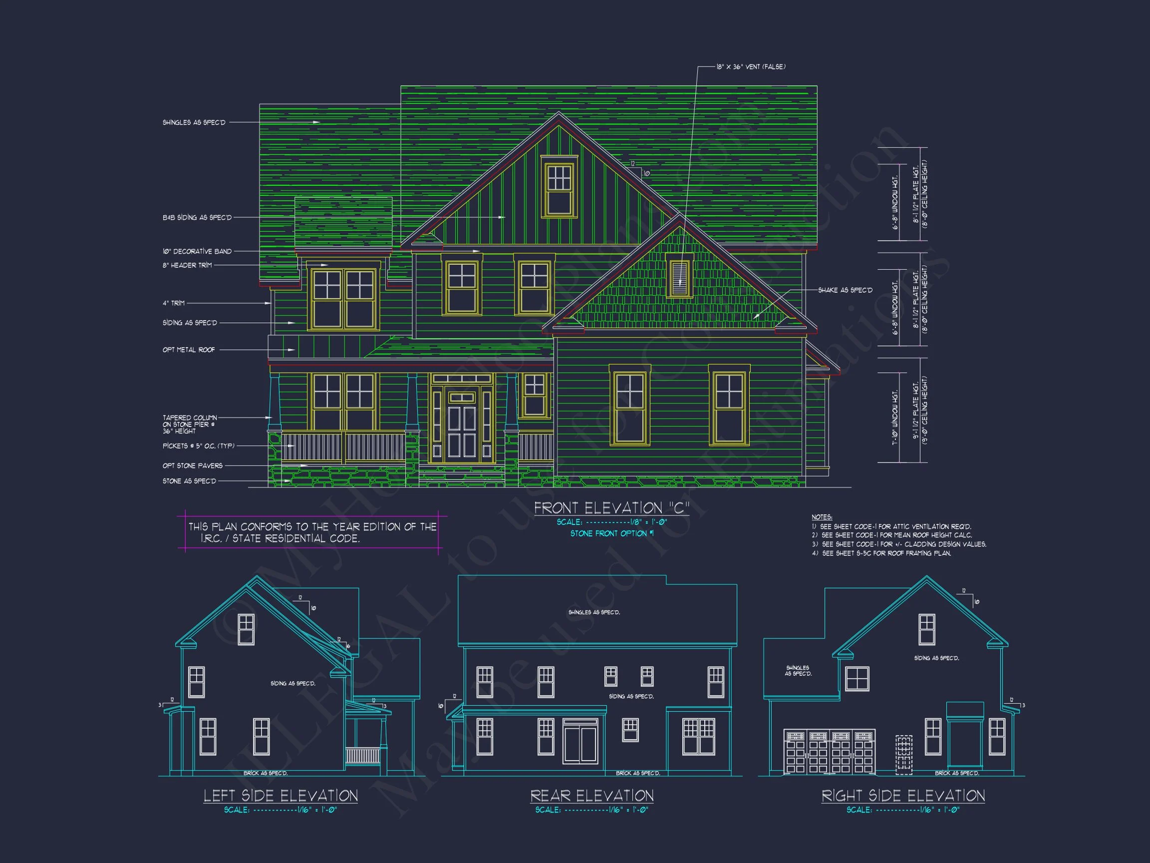 12-2440 HOUSE PLAN - Elegant House Design: CAD Blueprint for Multi-Level Living 24 Elegant house Design: CAD Blueprint for Multi-Level Living