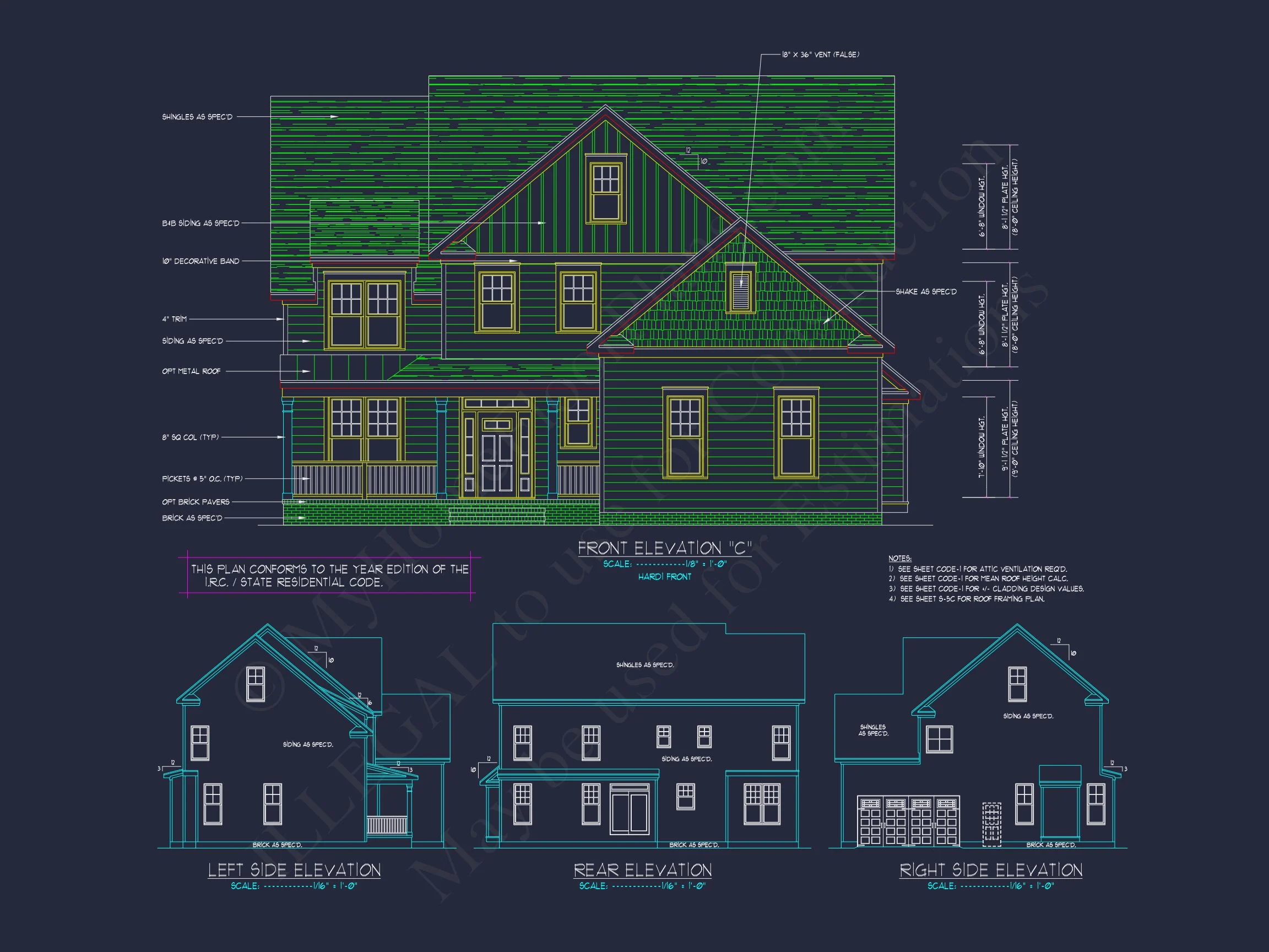 12-2440 HOUSE PLAN - Elegant House Design: CAD Blueprint for Multi-Level Living 19 Elegant house Design: CAD Blueprint for Multi-Level Living