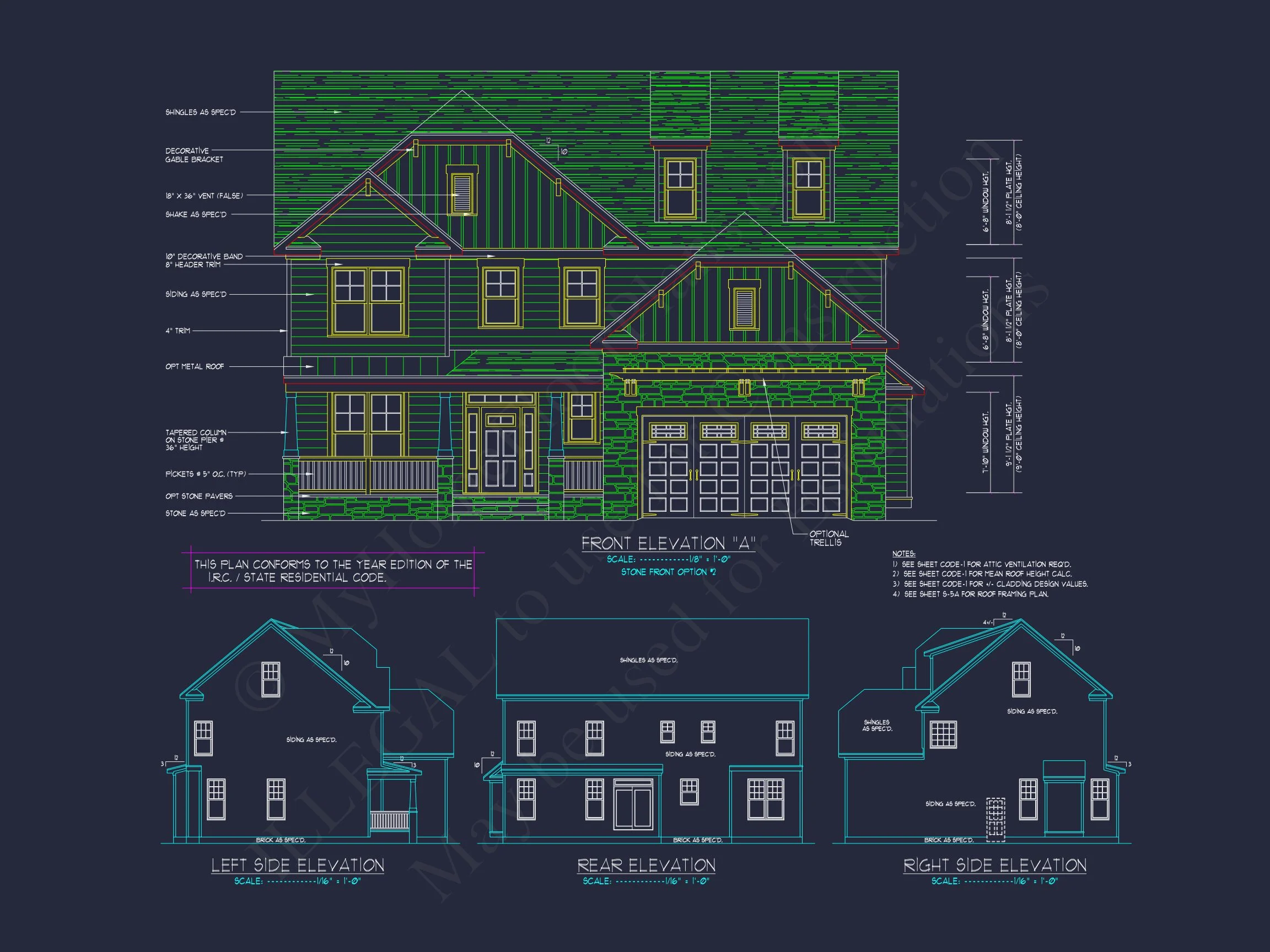 12-2440 HOUSE PLAN - Elegant House Design: CAD Blueprint for Multi-Level Living 16 Elegant house Design: CAD Blueprint for Multi-Level Living