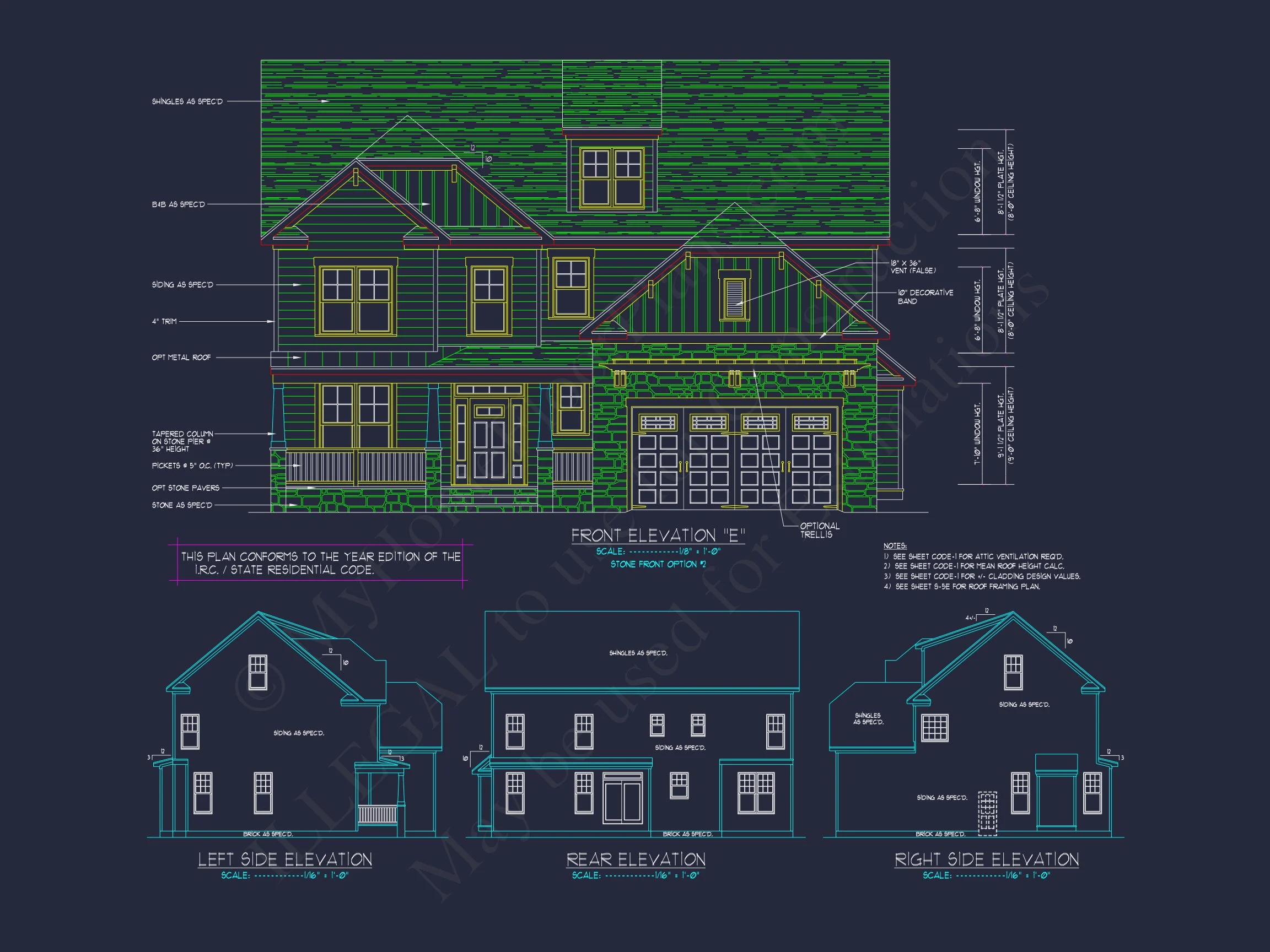 12-2440 HOUSE PLAN - Elegant House Design: CAD Blueprint for Multi-Level Living 12 Elegant house Design: CAD Blueprint for Multi-Level Living