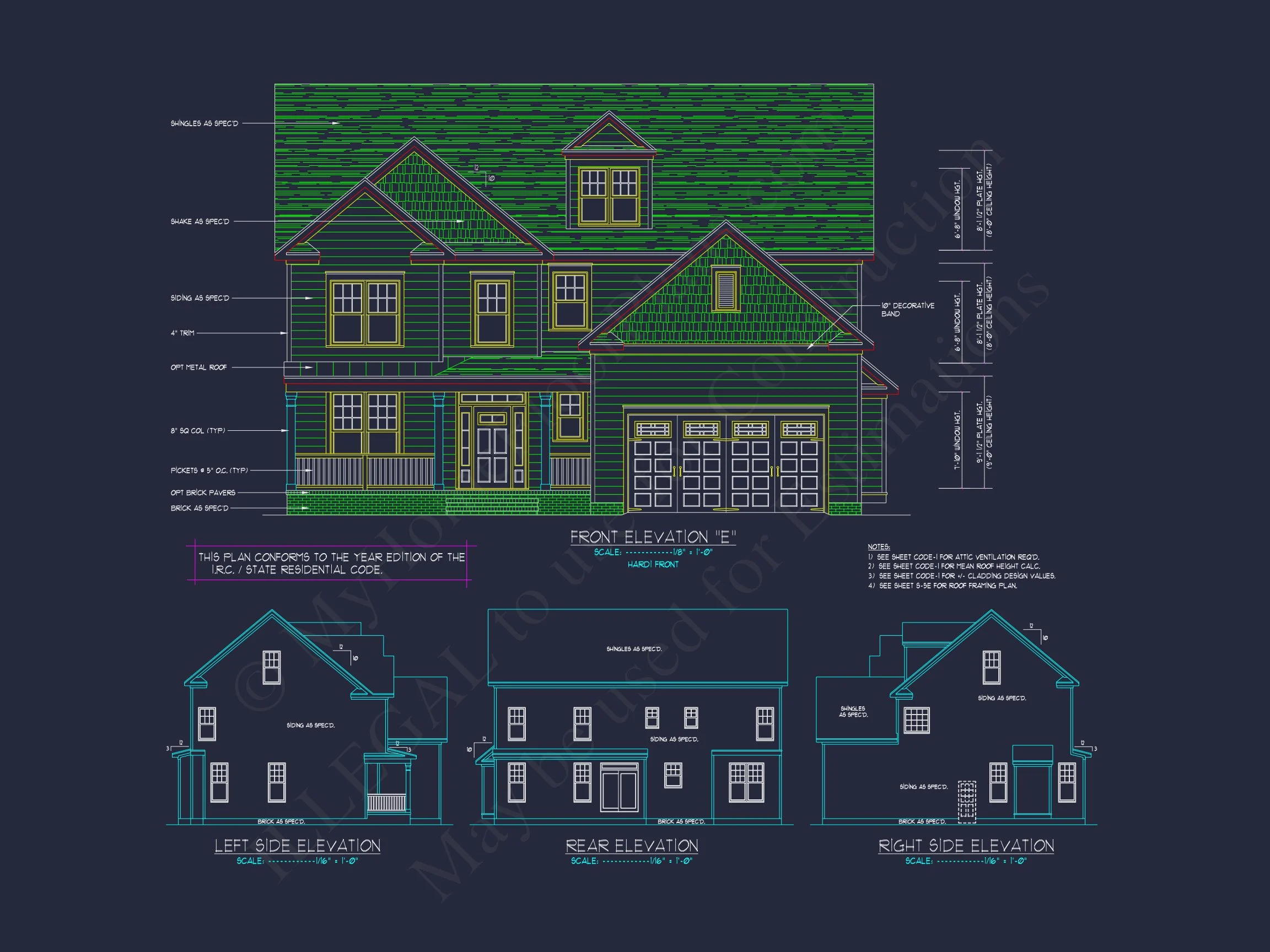 12-2440 HOUSE PLAN - Elegant House Design: CAD Blueprint for Multi-Level Living 2 Elegant house Design: CAD Blueprint for Multi-Level Living