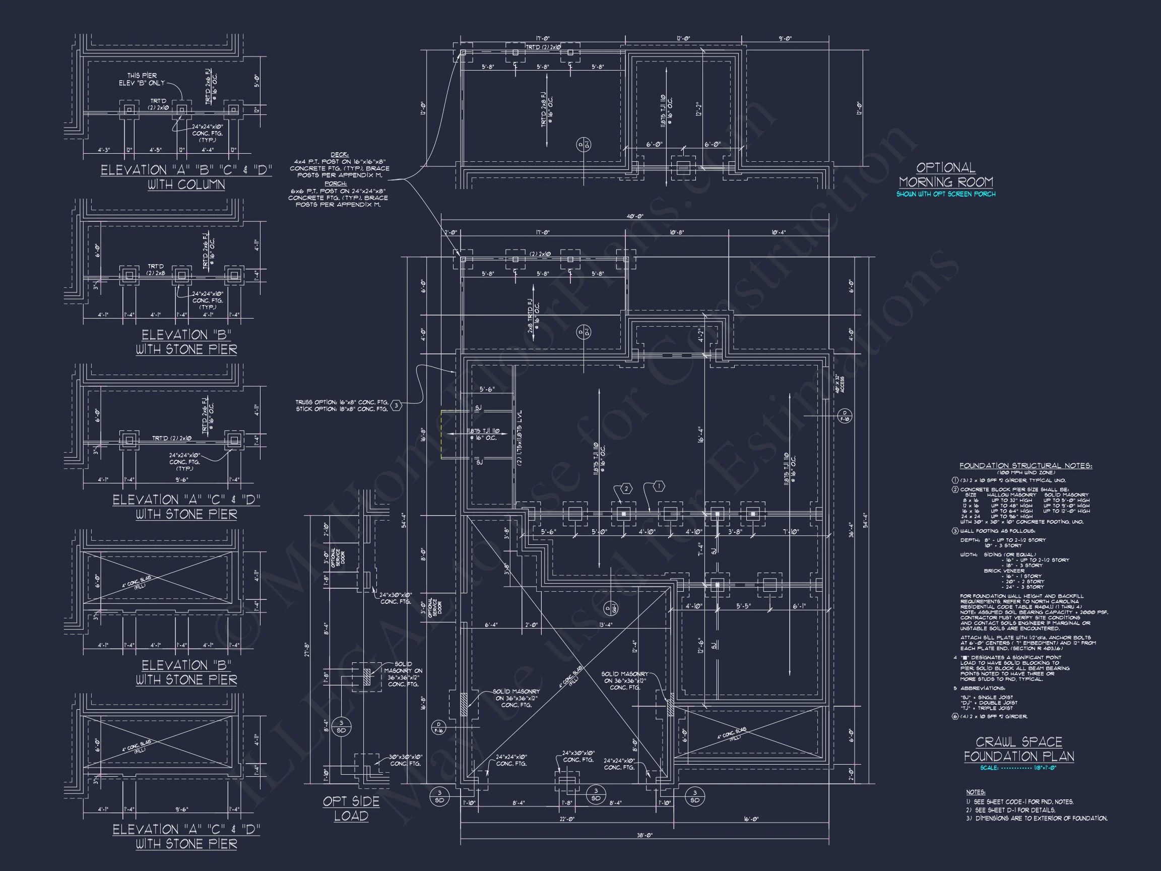 12-2439 HOUSE PLAN - House Plan Blueprint with 2 Floors, 4 Beds, 3 Car Garage 17 house Plan Blueprint with 2 Floors, 4 Beds, 3 Car Garage