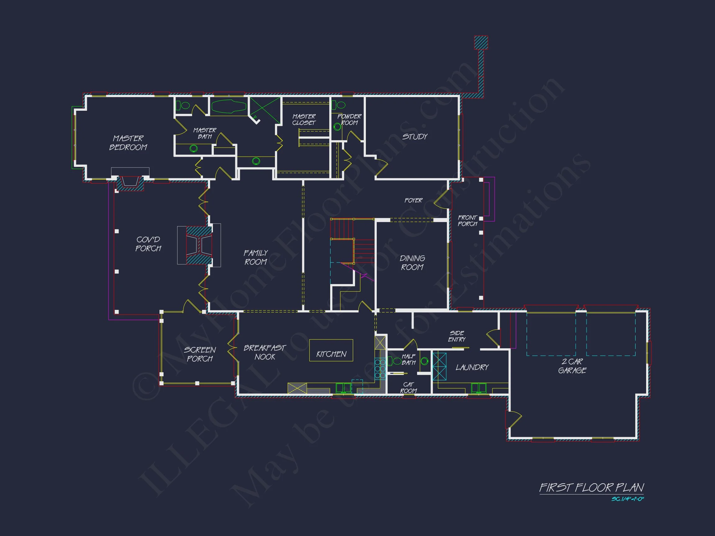 12-2396 HOUSE PLAN - Elegant House Plan with 2-Story Design, CAD Architecture & Features 5 Elegant house Plan with 2-Story Design, CAD Architecture & Features
