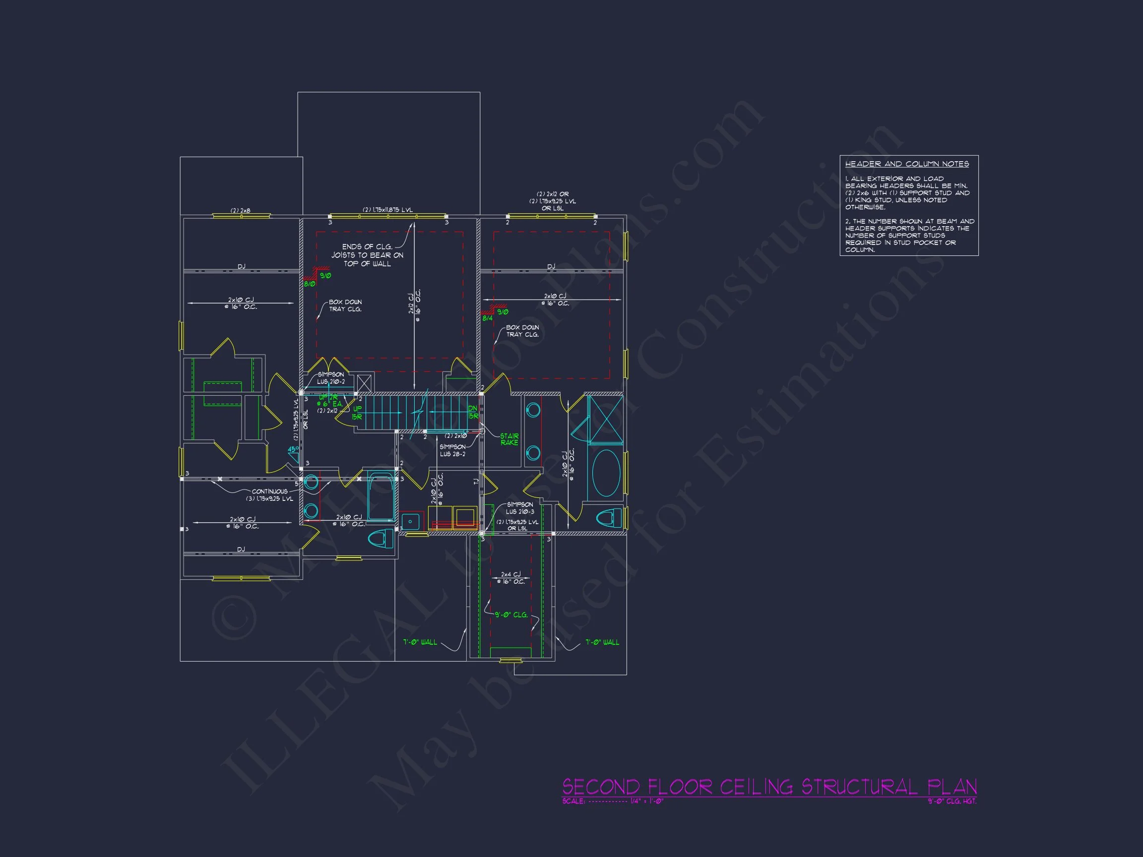 12-2364 HOUSE PLAN - Craftsman House Plan with 2-Story Floor Plan & CAD Designs 13 Craftsman house Plan with 2-Story Floor Plan & CAD Designs