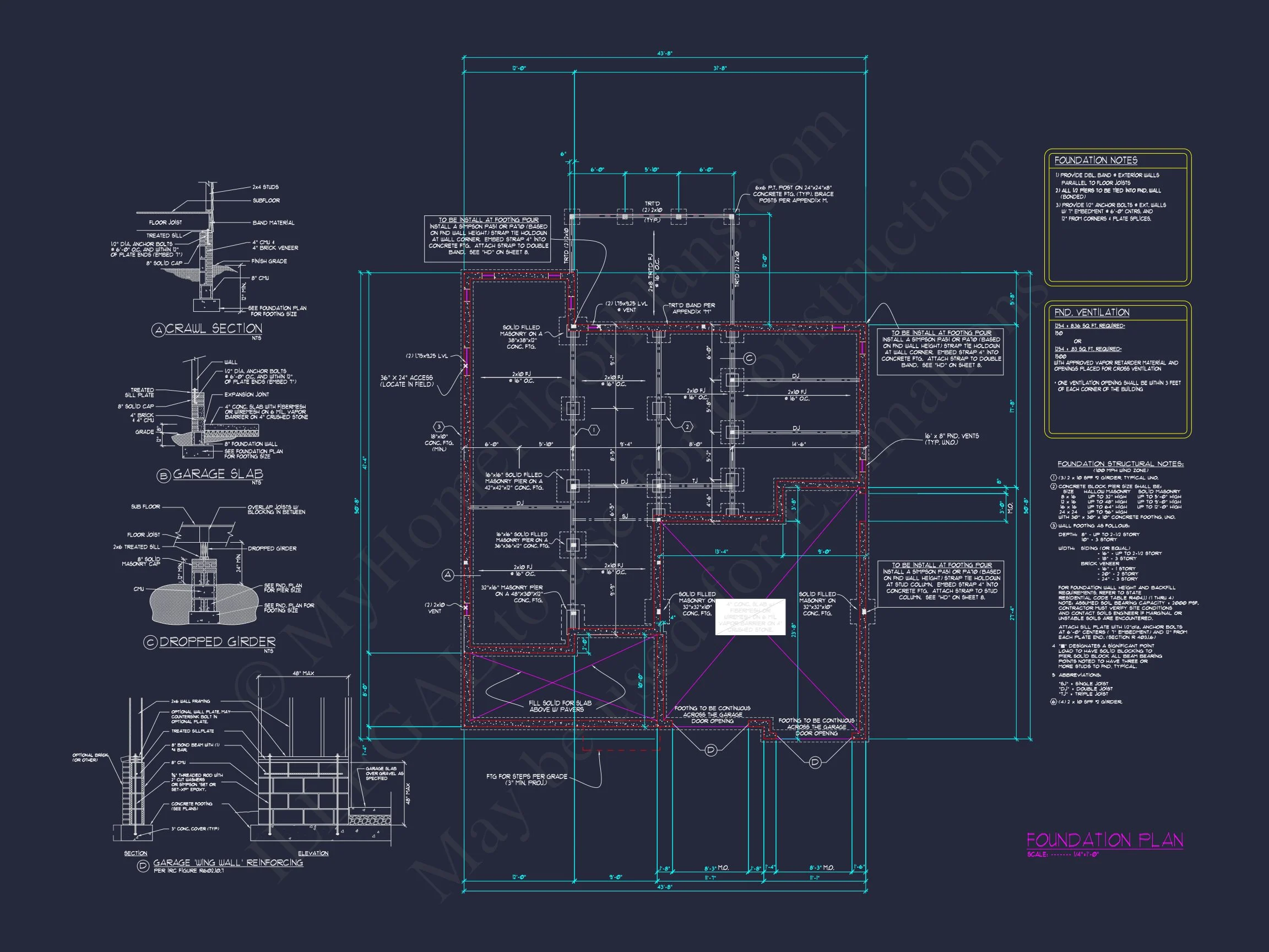 12-2364 HOUSE PLAN - Craftsman House Plan with 2-Story Floor Plan & CAD Designs 10 Craftsman house Plan with 2-Story Floor Plan & CAD Designs