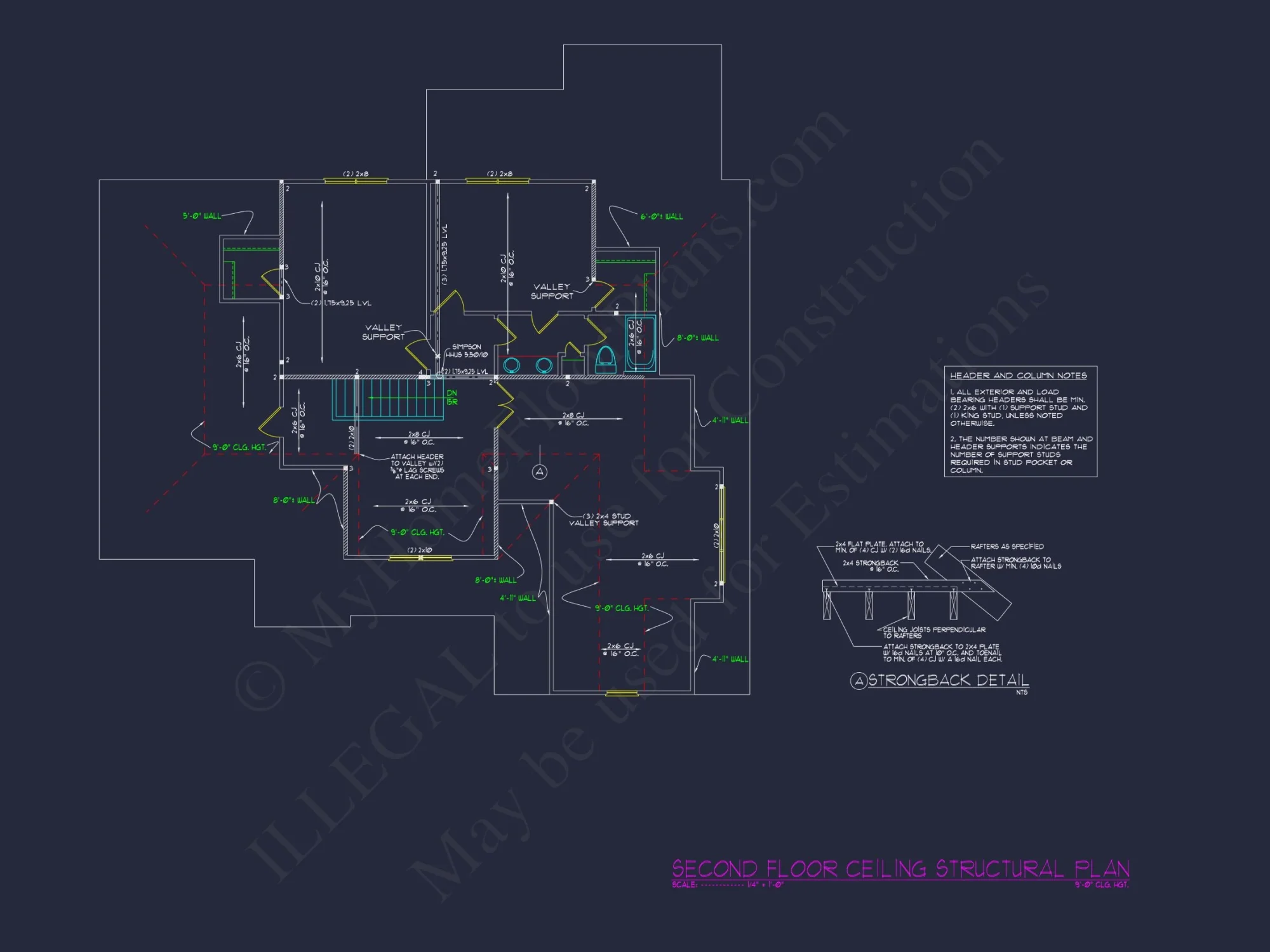 Elegant house Plan with 3 Bedrooms, CAD Blueprint, and Vaulted Designs