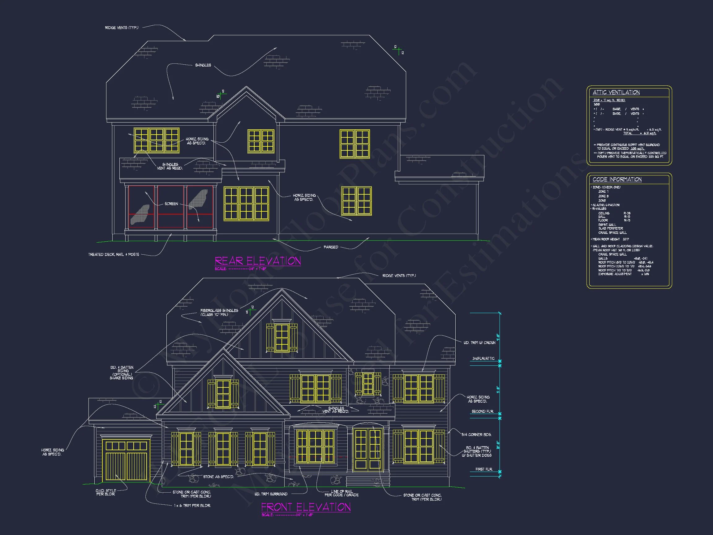 12-2224 HOUSE PLAN - Traditional House Floor Plan with 4 Beds, Blueprint & Designs 11 Traditional house Floor Plan with 4 Beds, Blueprint & Designs