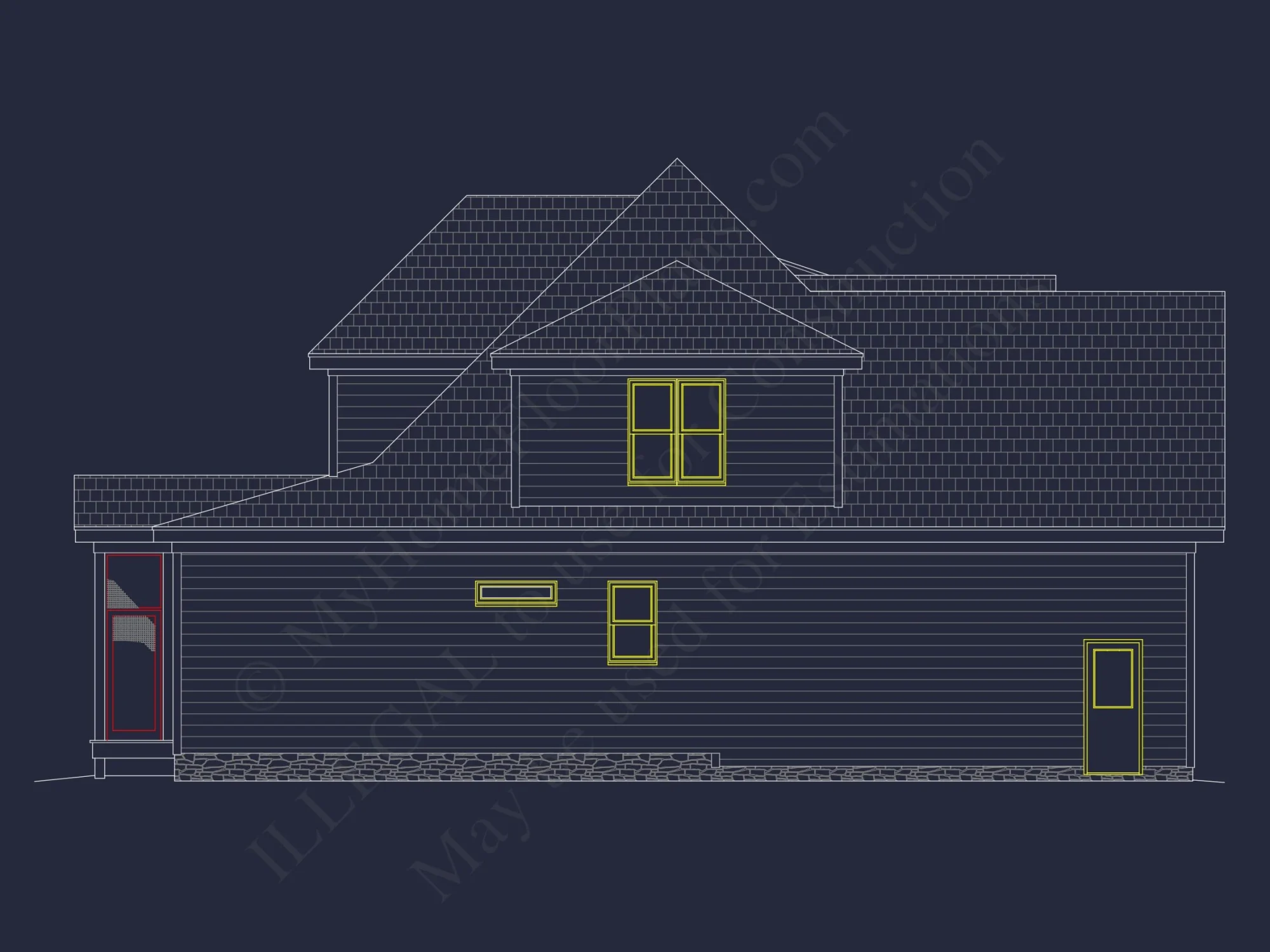 Stylish 2-Story Craftsman house Plan with Open Floor Design