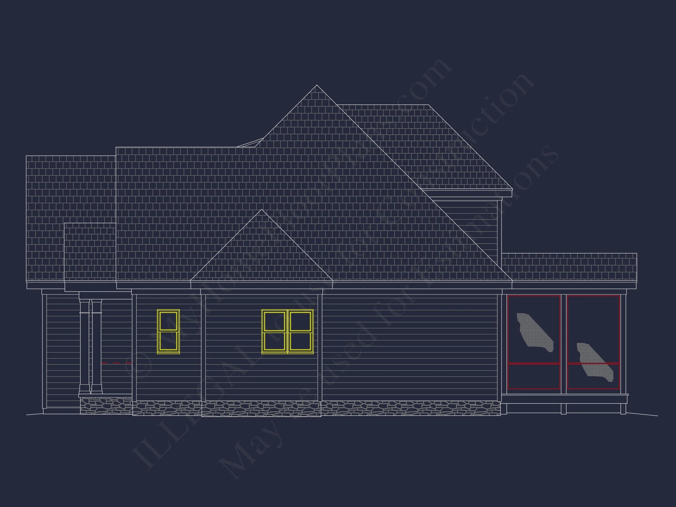 12-2222 HOUSE PLAN - Stylish 2-Story Craftsman House Plan with Open Floor Design 13 Stylish 2-Story Craftsman house Plan with Open Floor Design