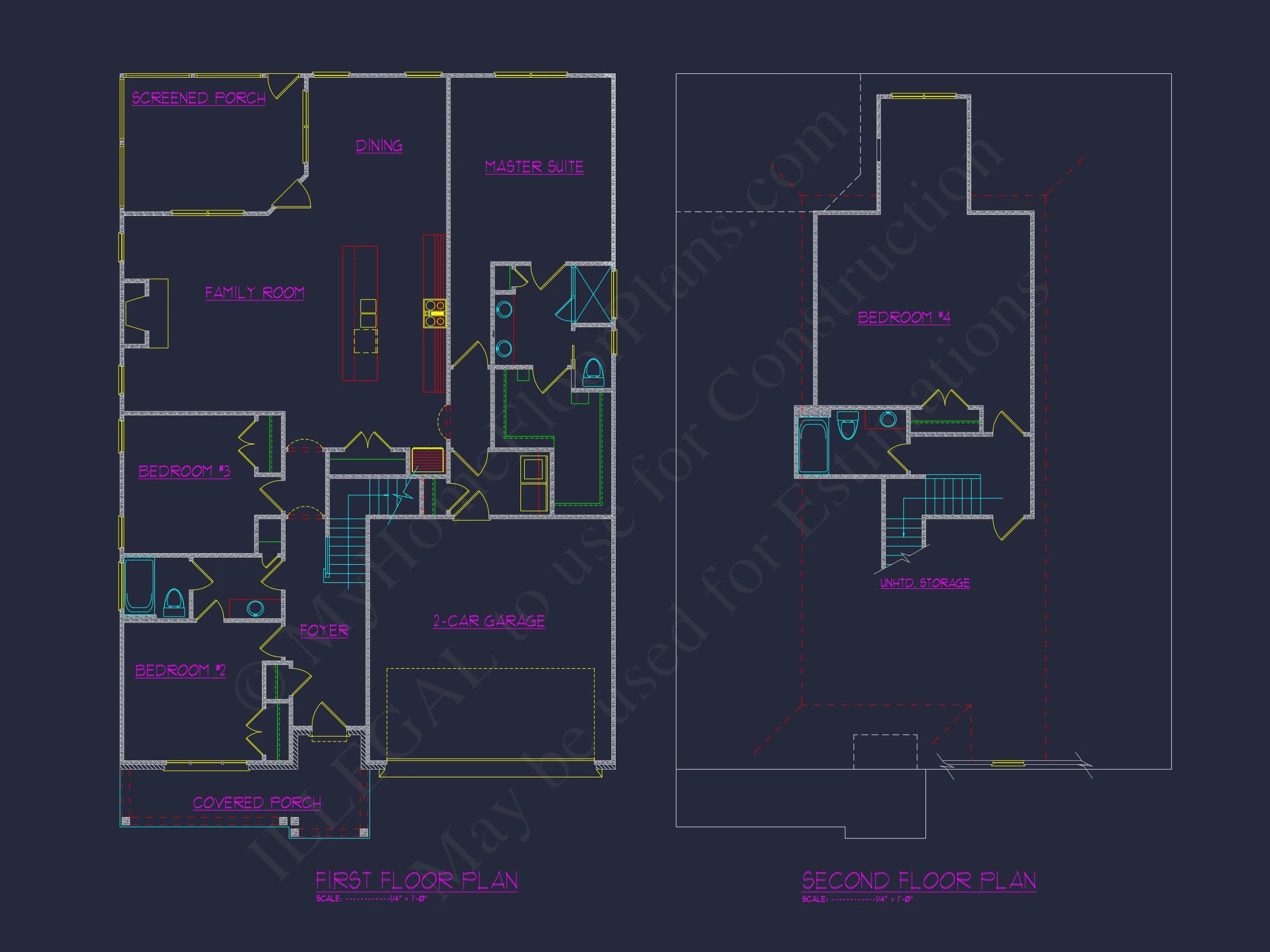 12-2210B HOUSE PLAN - Custom House Design Blueprint: CAD Floor Plan and Architecture 5 Custom house Design Blueprint: CAD Floor Plan and Architecture