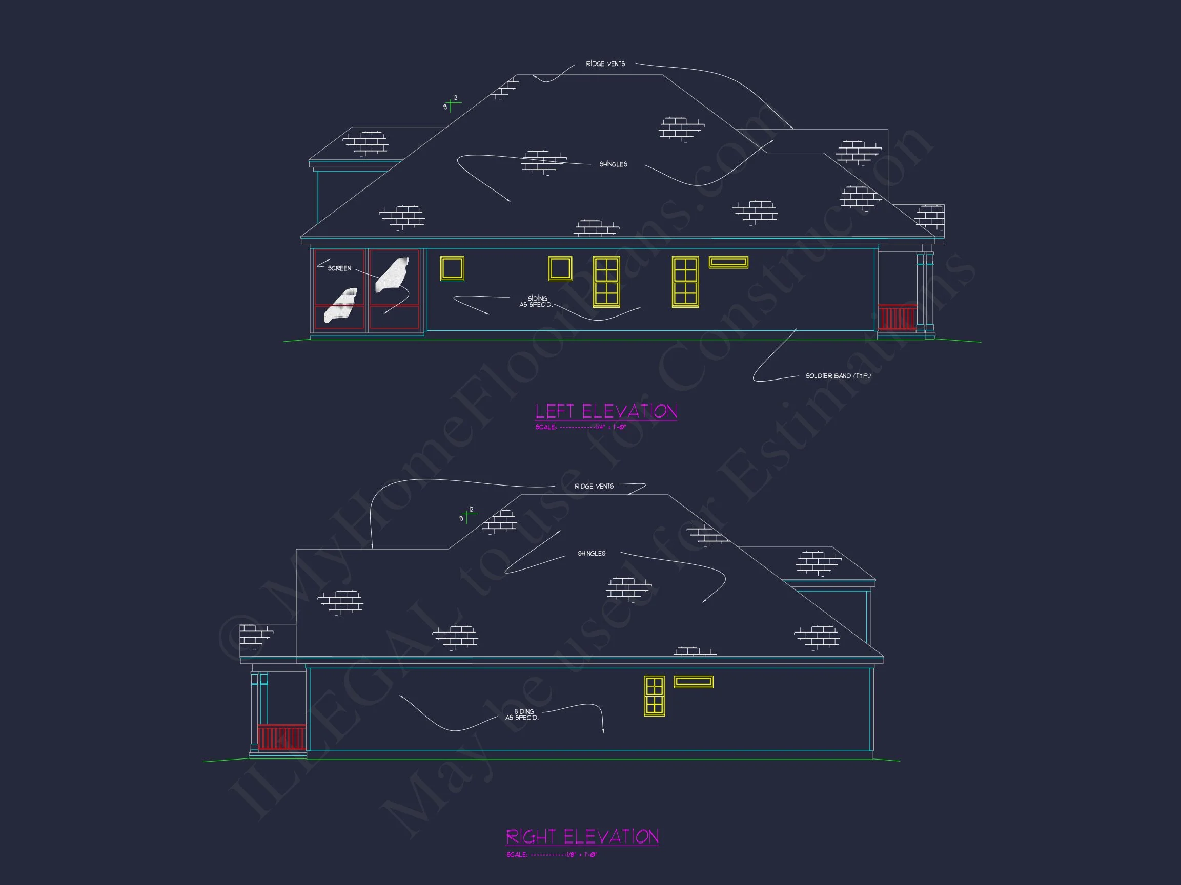 12-2210B HOUSE PLAN - Custom House Design Blueprint: CAD Floor Plan and Architecture 4 Custom house Design Blueprint: CAD Floor Plan and Architecture
