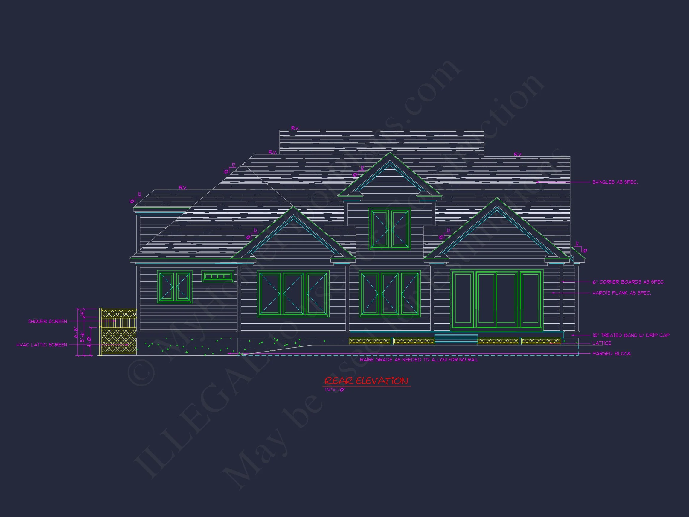 12-2096 HOUSE PLAN - Versatile House Plan with CAD Blueprint and Spacious Designs 7 Versatile house Plan with CAD Blueprint and Spacious Designs