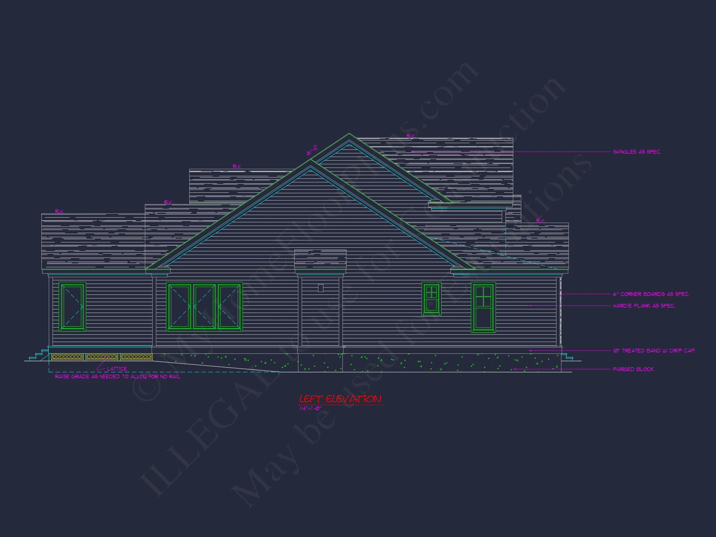 12-2096 HOUSE PLAN - Versatile House Plan with CAD Blueprint and Spacious Designs 6 Versatile house Plan with CAD Blueprint and Spacious Designs