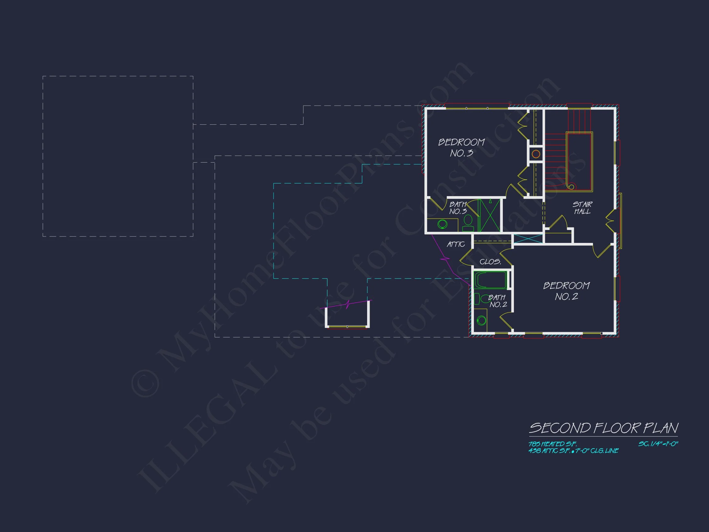 12-2037 HOUSE PLAN - Elegant House Floor Plan with CAD Architecture Designs 8 Elegant house Floor Plan with CAD Architecture Designs
