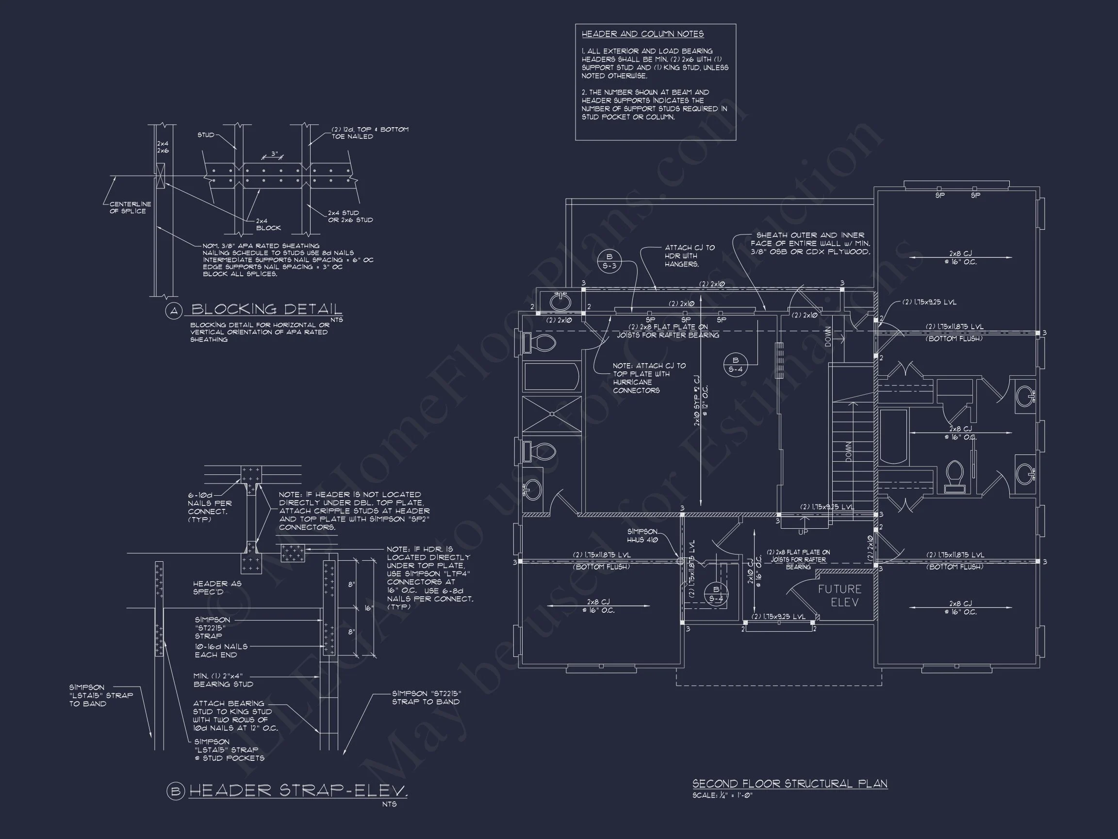 12-1075 HOUSE PLAN - Luxury Coastal House Plan with 3 Floors, CAD Designs & More 13 Luxury Coastal house Plan with 3 Floors, CAD Designs & More