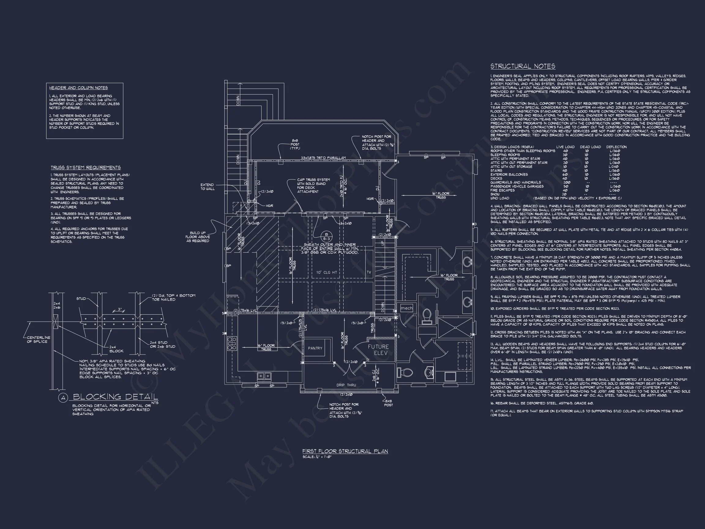 12-1075 HOUSE PLAN - Luxury Coastal House Plan with 3 Floors, CAD Designs & More 12 Luxury Coastal house Plan with 3 Floors, CAD Designs & More