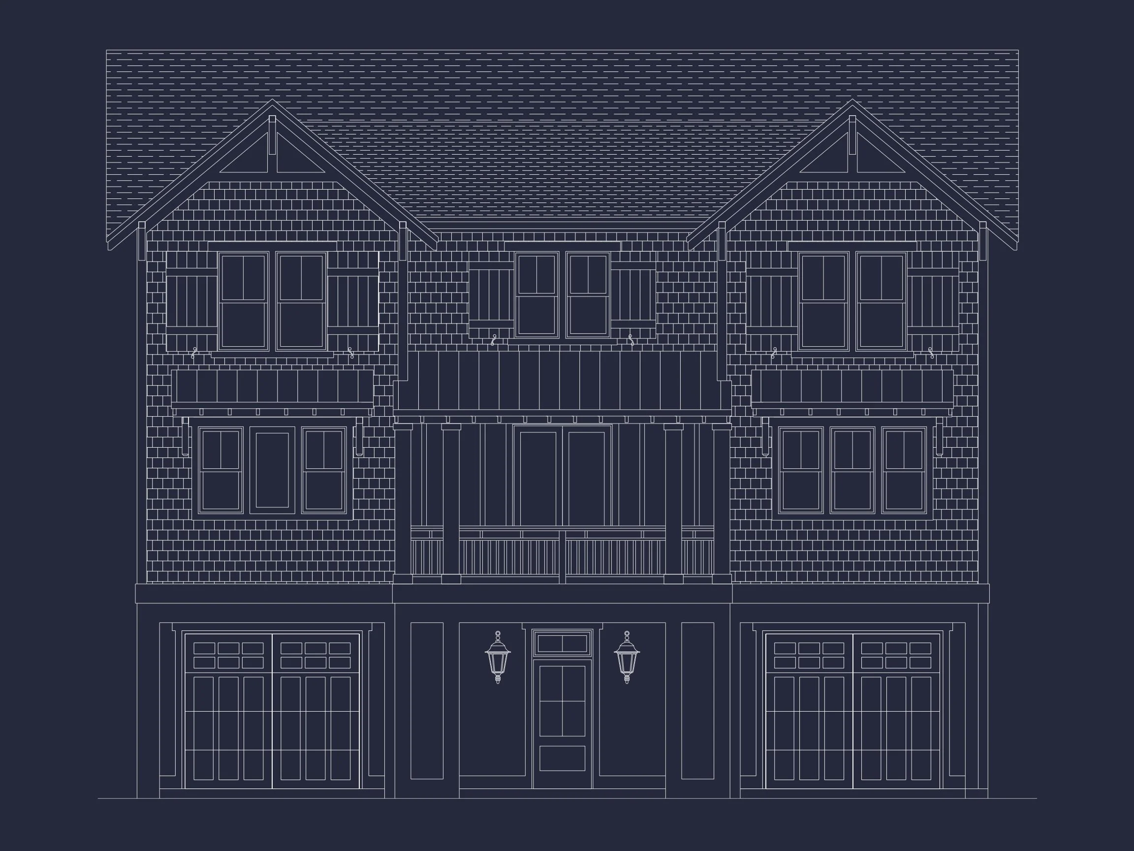 12-1075 HOUSE PLAN - Luxury Coastal House Plan with 3 Floors, CAD Designs & More 6 Luxury Coastal house Plan with 3 Floors, CAD Designs & More