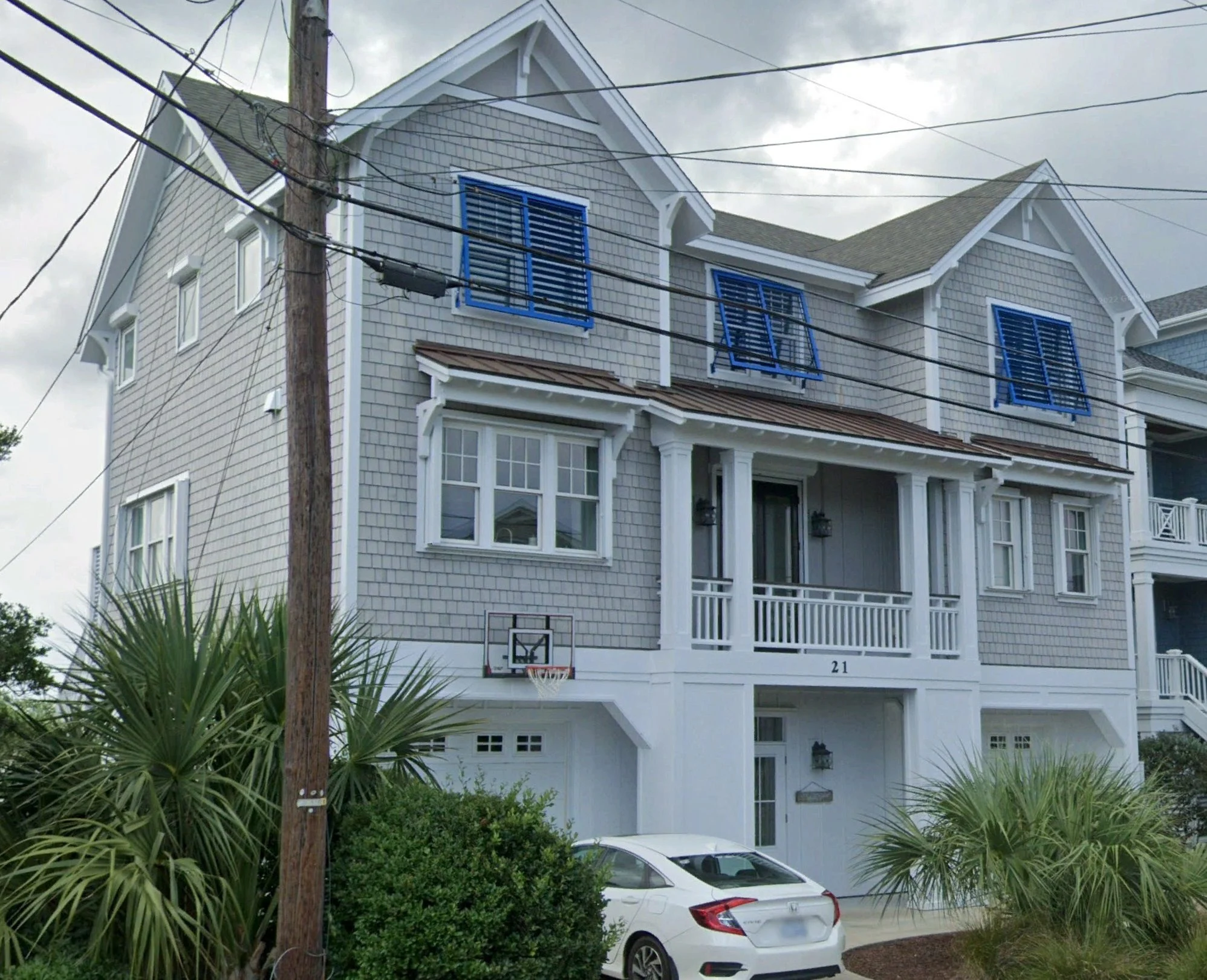 12-1075 HOUSE PLAN - Luxury Coastal House Plan with 3 Floors, CAD Designs & More 4 Luxury Coastal house Plan with 3 Floors, CAD Designs & More