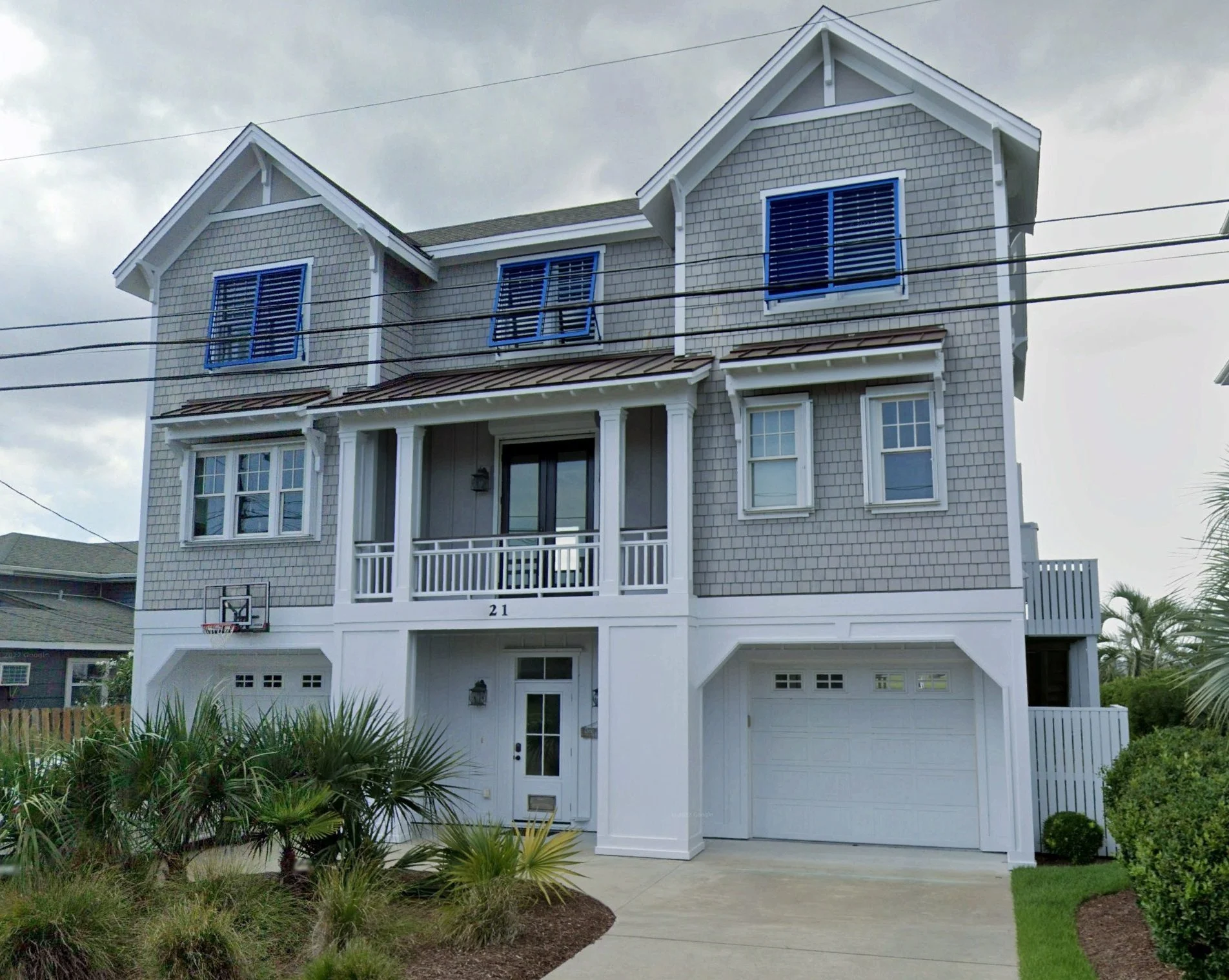 12-1075 HOUSE PLAN - Luxury Coastal House Plan with 3 Floors, CAD Designs & More 2 Luxury Coastal house Plan with 3 Floors, CAD Designs & More