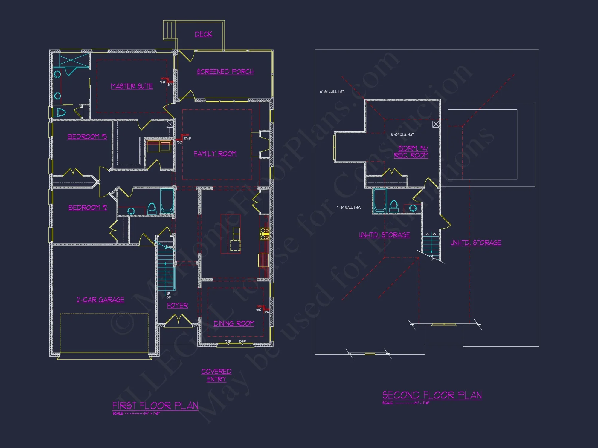 French Provincial house Plan - 1.5 Story CAD Blueprint Designs