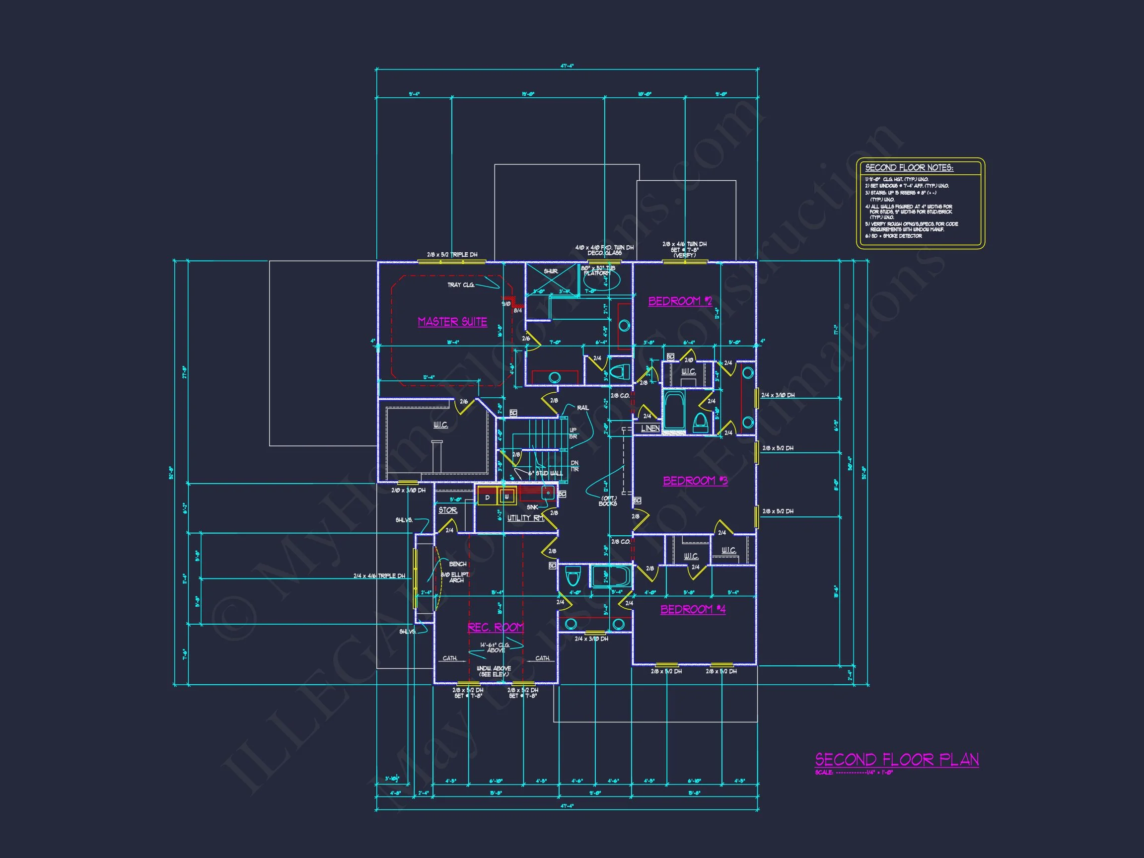 11-2077 HOUSE PLAN - Elegant House Plan: Spacious Floor Plan with Architectural CAD Designs 15 Elegant house Plan: Spacious Floor Plan with Architectural CAD Designs