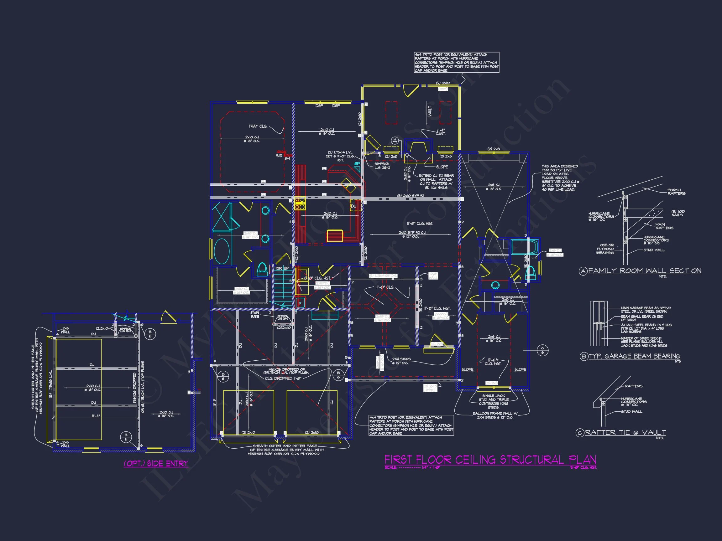 11-2066 HOUSE PLAN - Stunning House Floor Plan: 4-Bedroom CAD Architectural Designs 16 Stunning house Floor Plan: 4-Bedroom CAD Architectural Designs