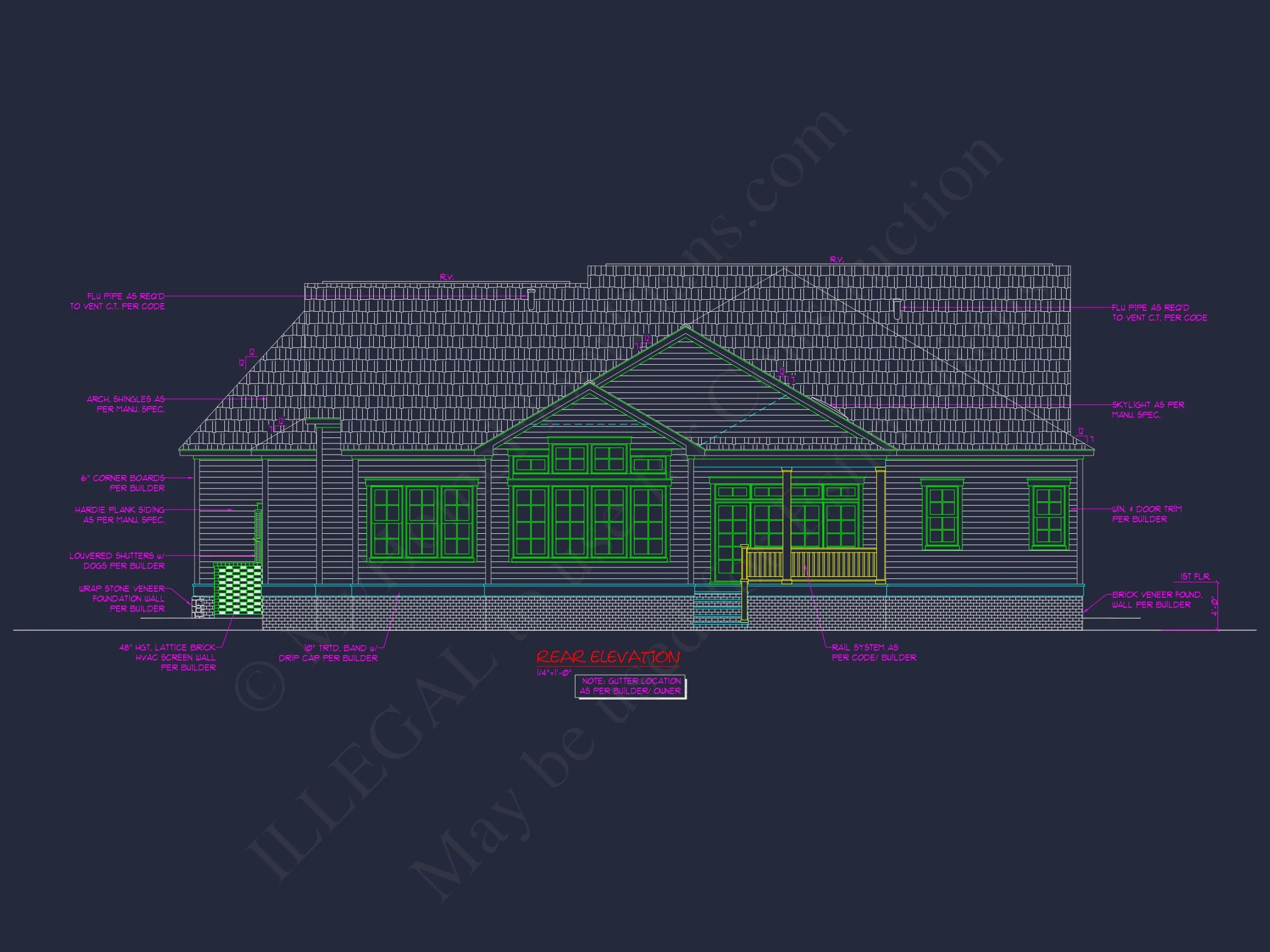 11-2044 HOUSE PLAN - Beautiful House Plan Blueprint with CAD Designs and Floor Plan 4 Beautiful house Plan Blueprint with CAD Designs and Floor Plan